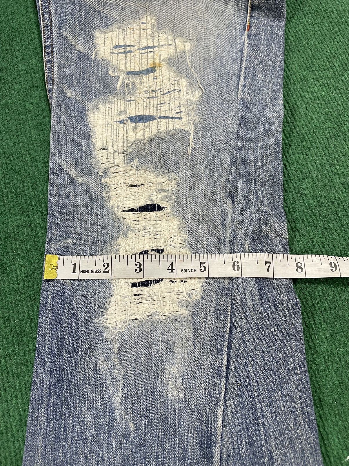 Japanese Brand Distressed Tornado Mart Flairs Cut Jeans Size US 32 / EU 48 - 19 Thumbnail
