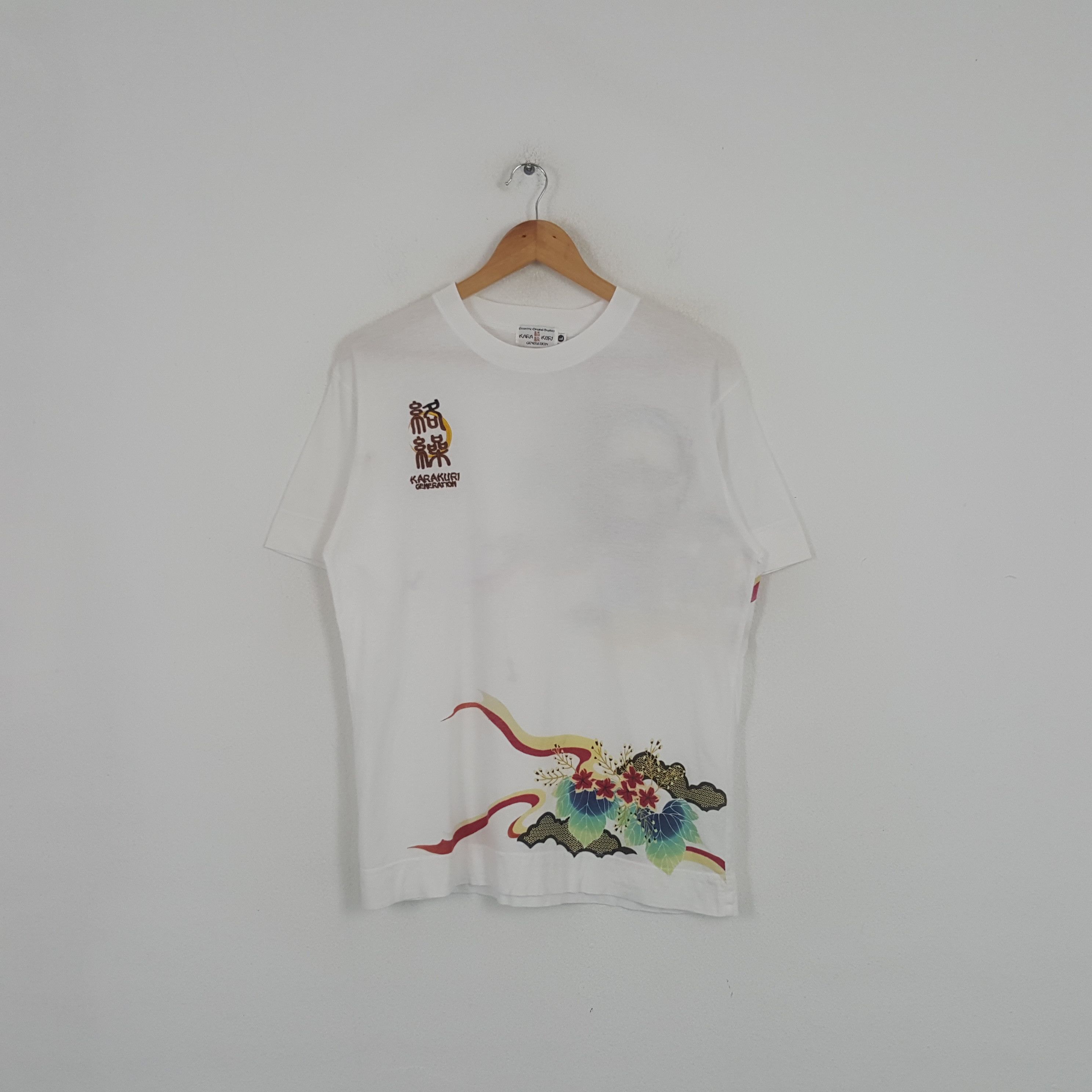 Japanese Brand × Vintage Vintage Karakuri Generation Oni Face Japanese Style Tshirt Size US L / EU 52-54 / 3 - 3 Thumbnail