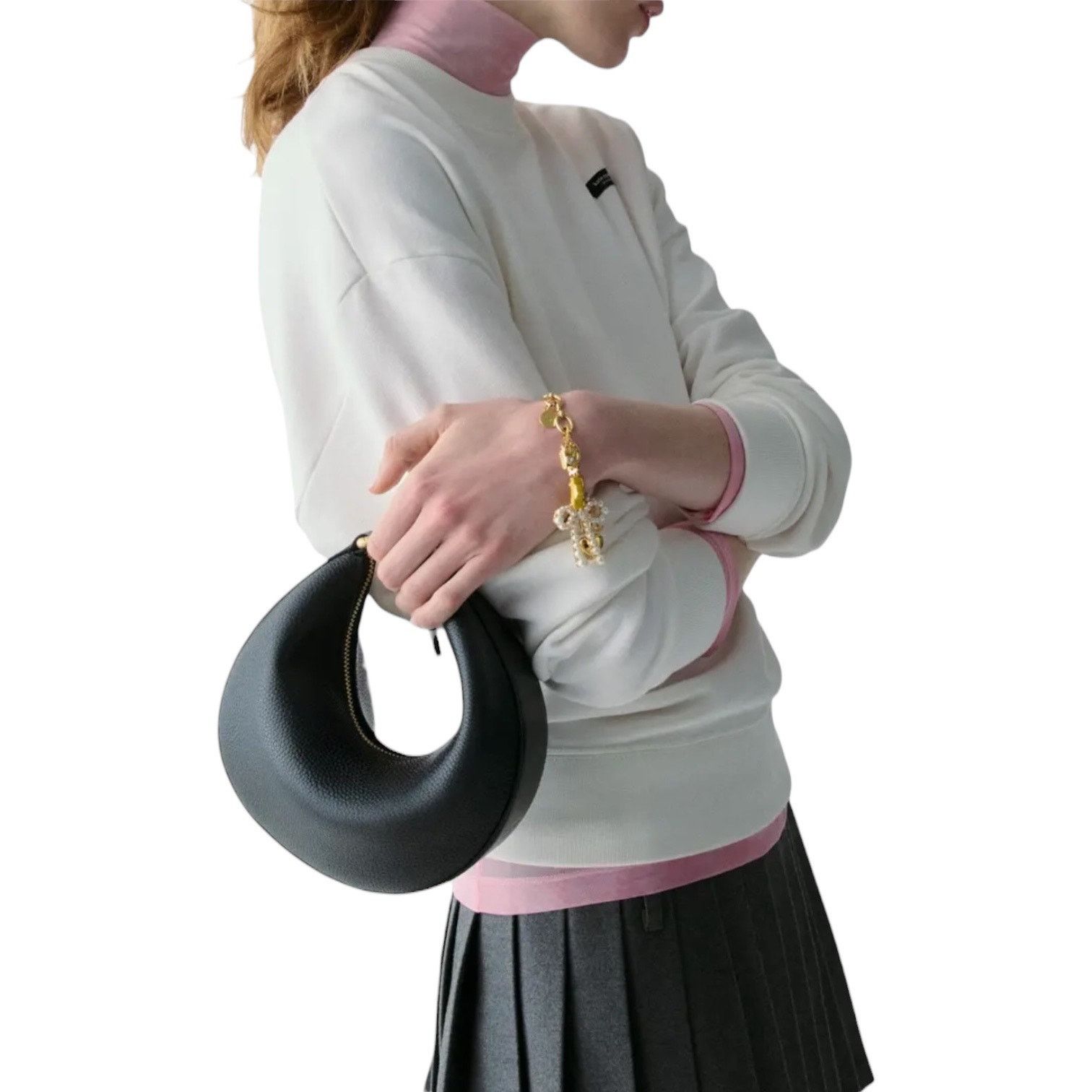 Kate Spade Kate Spade Duo Small Pebbled Leather Crossbody Bag Black Size ONE SIZE - 4 Thumbnail