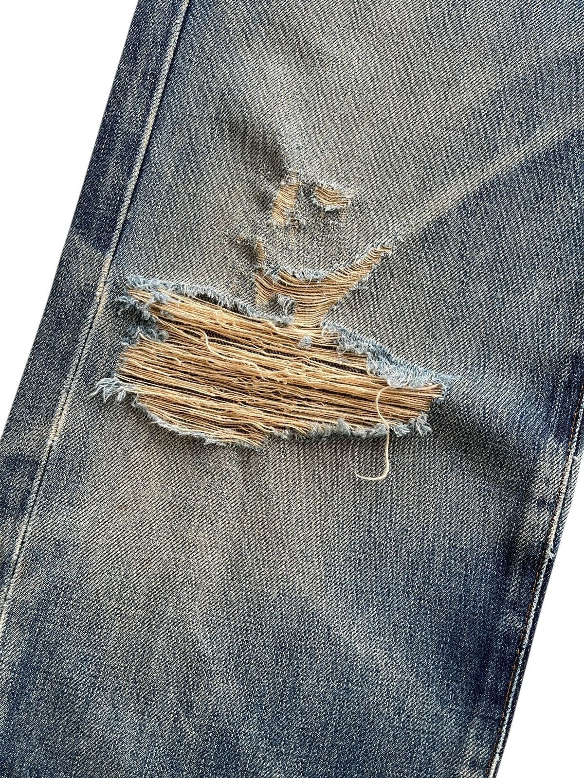 Vintage Vintage Edwin Distressed High Waist Denim Size 28" / US 6 / IT 42 - 9 Thumbnail