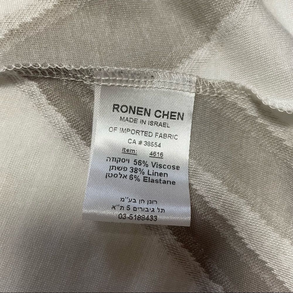Other Ronen Chen Open Front Striped Cardigan Made in Israel Size Size S / US 4 / IT 40 - 7 Thumbnail