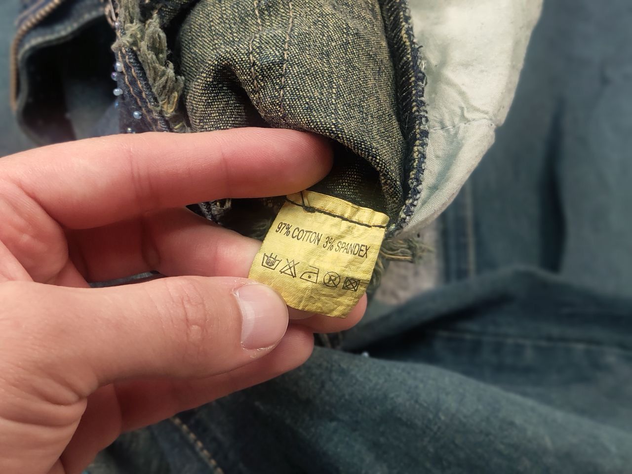 Le Grande Bleu (L.G.B.) Vintage Y2K Hysteric LGB If Six Was Nine Blue Flared Jeans Size 29" - 16 Thumbnail