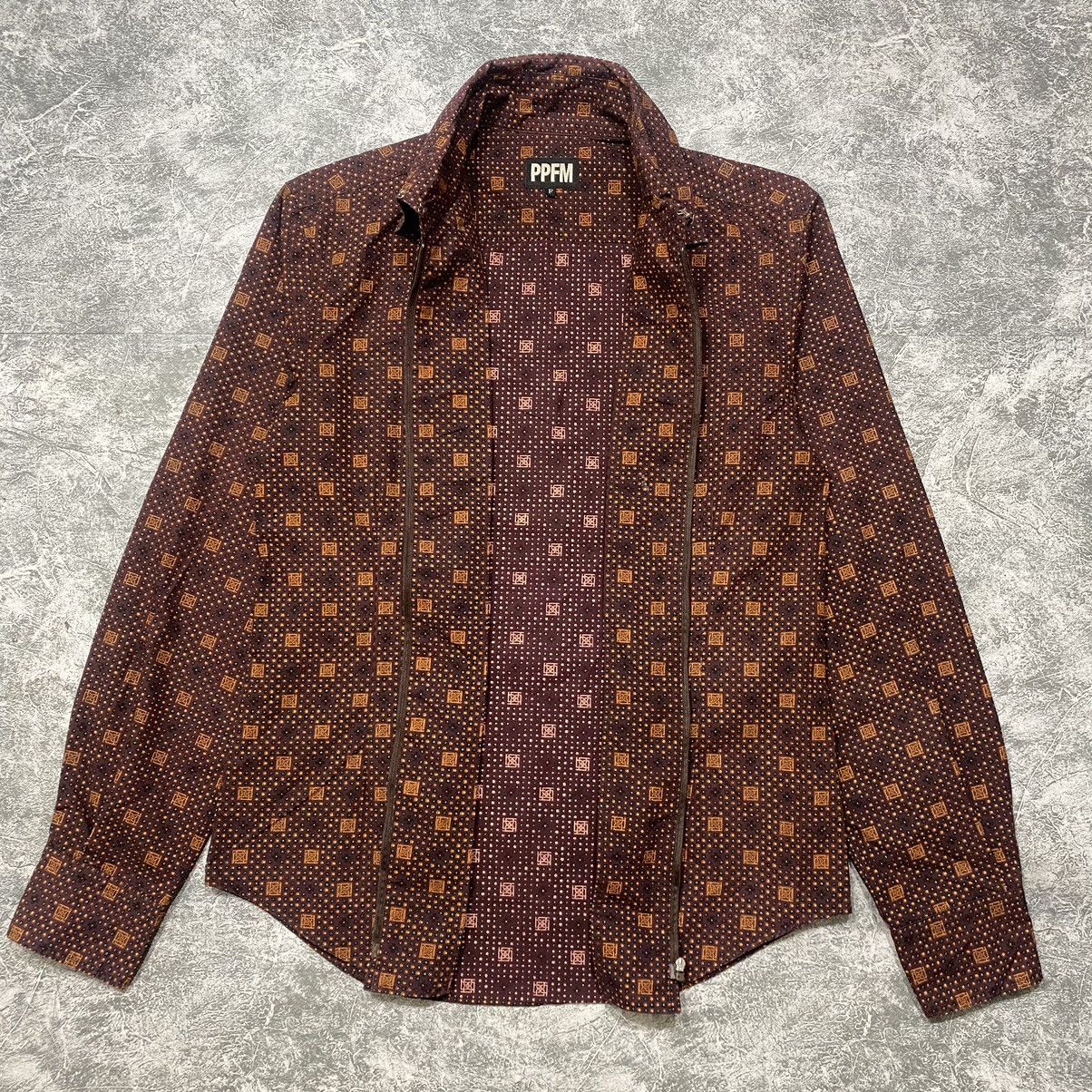PPFM 1990s PPFM Zip Up Shirt Size US M / EU 48-50 / 2 - 2 Thumbnail