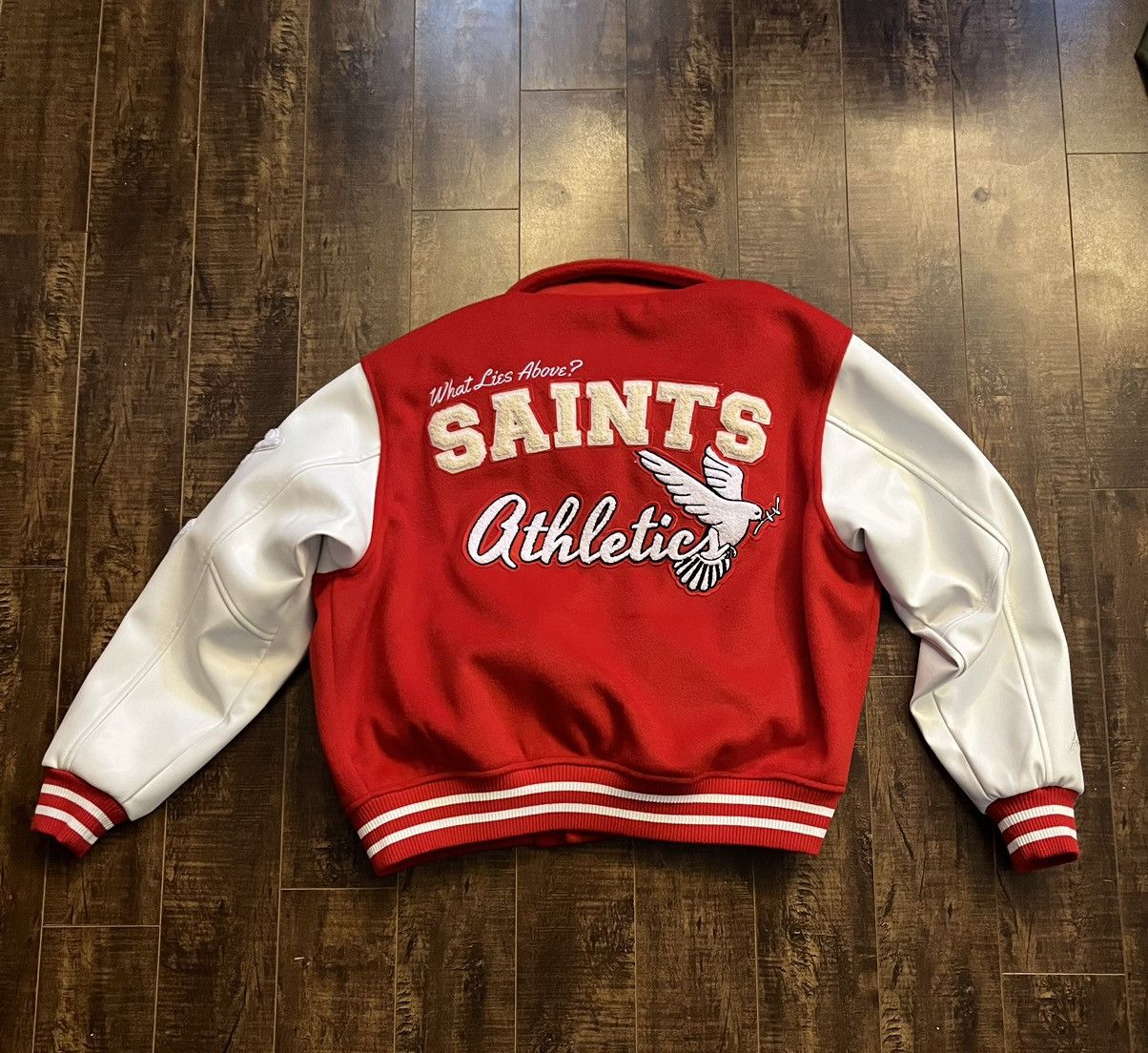 Other Lies Above Varsity Jacket Size US M / EU 48-50 / 2 - 2 Thumbnail