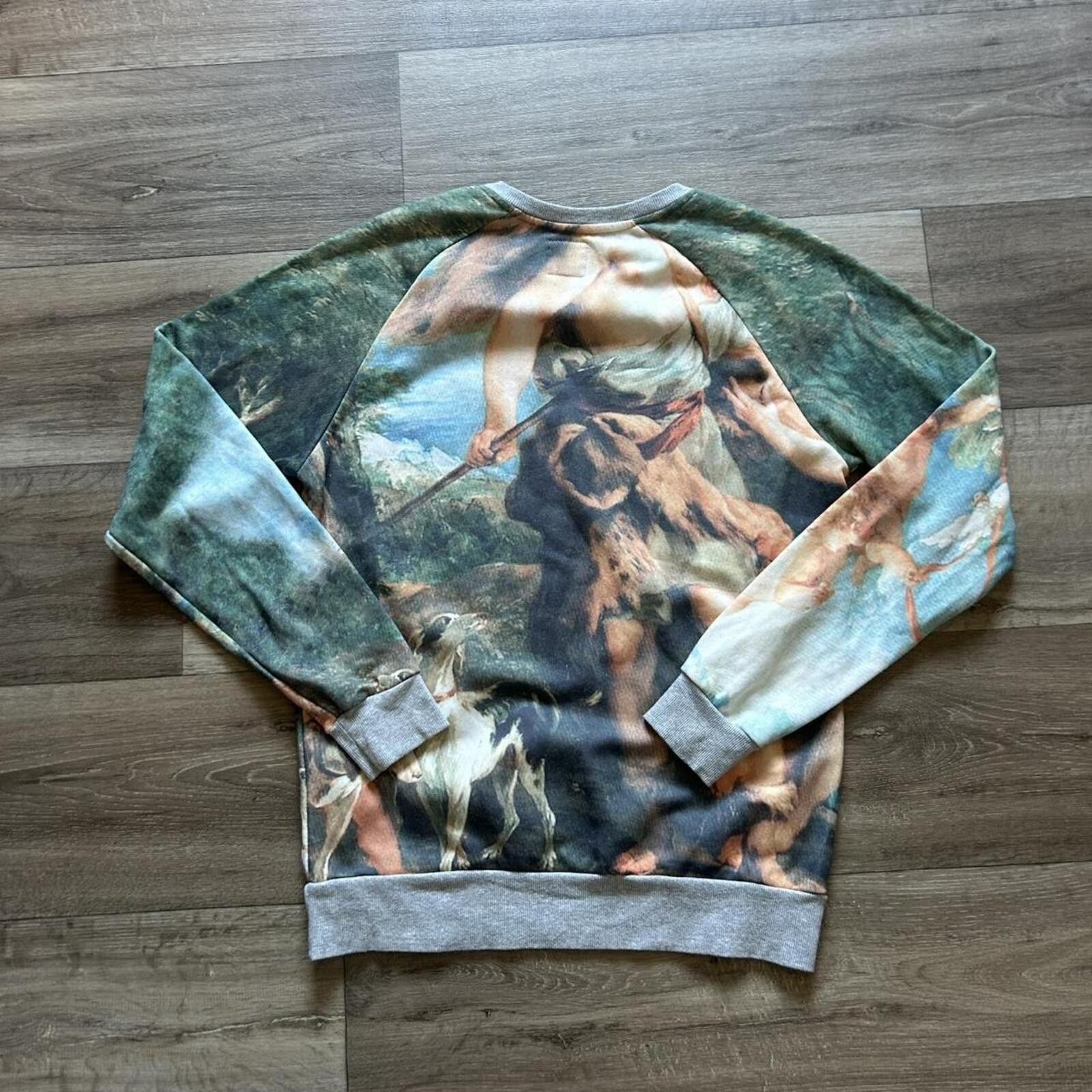 Zara Zara Man multicoloured art painting sweatshirt Size L Size US L / EU 52-54 / 3 - 4 Thumbnail