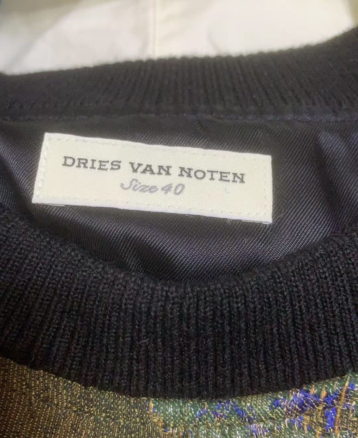 Dries Van Noten Dries van noten Polarized jacquard patchwork hoodie Size US M / EU 48-50 / 2 - 8 Thumbnail