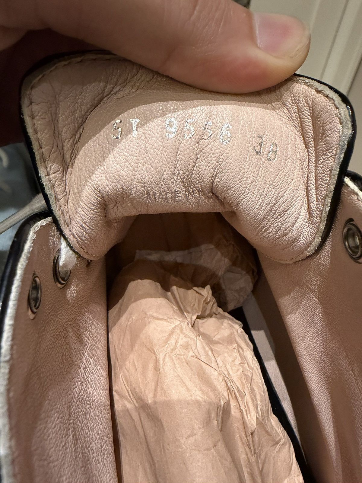 Miu Miu Miu Miu Patent Leather High Top Sneakers Size US 8 / IT 38 - 8 Thumbnail