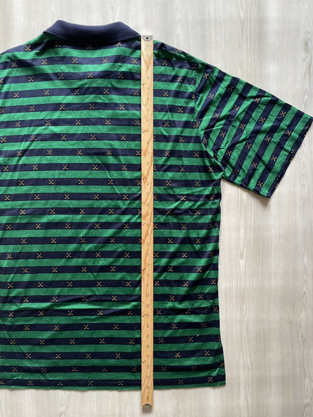 Polo Ralph Lauren Vintage Ralph Lauren Polo Golf Club Shirt All Over Print XL Size US XL / EU 56 / 4 - 6 Thumbnail