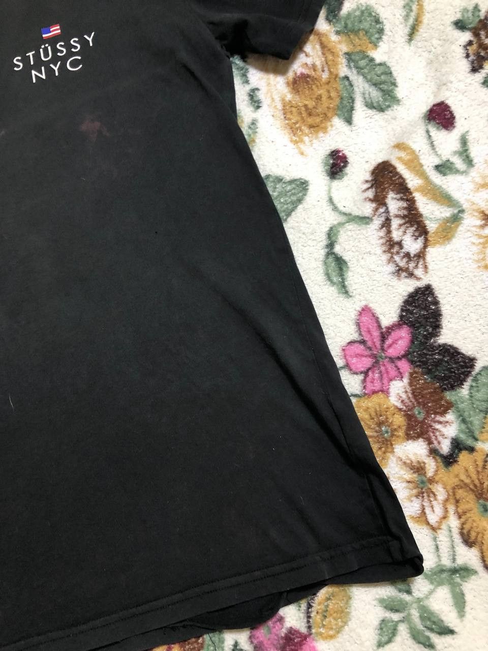 Stussy T-Shirt black Streetwear Y2K Stussy Vintage big print Size US L / EU 52-54 / 3 - 3 Thumbnail
