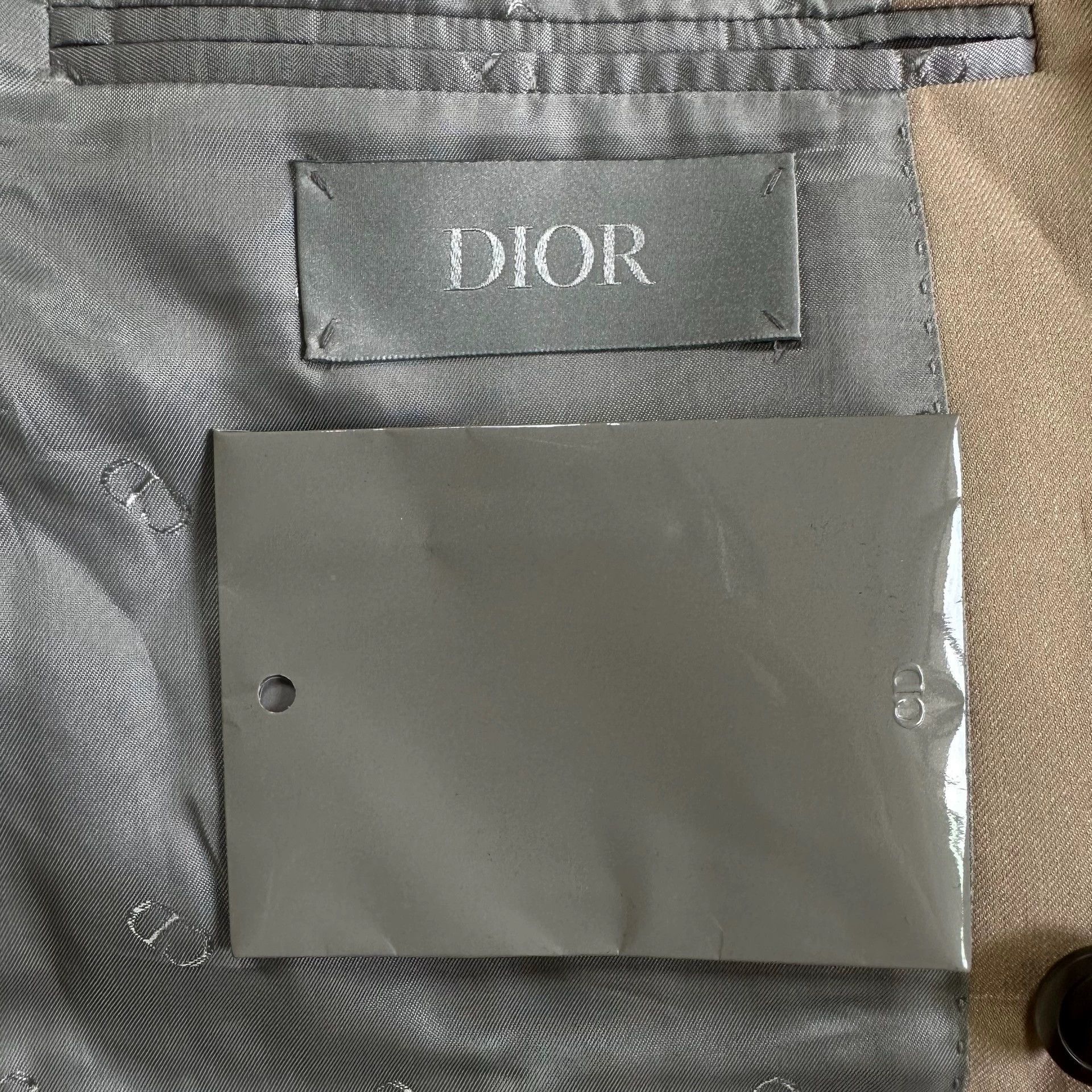 Dior Dior Man Khaki Double Layer Blazer Size US L / EU 52-54 / 3 - 4 Thumbnail