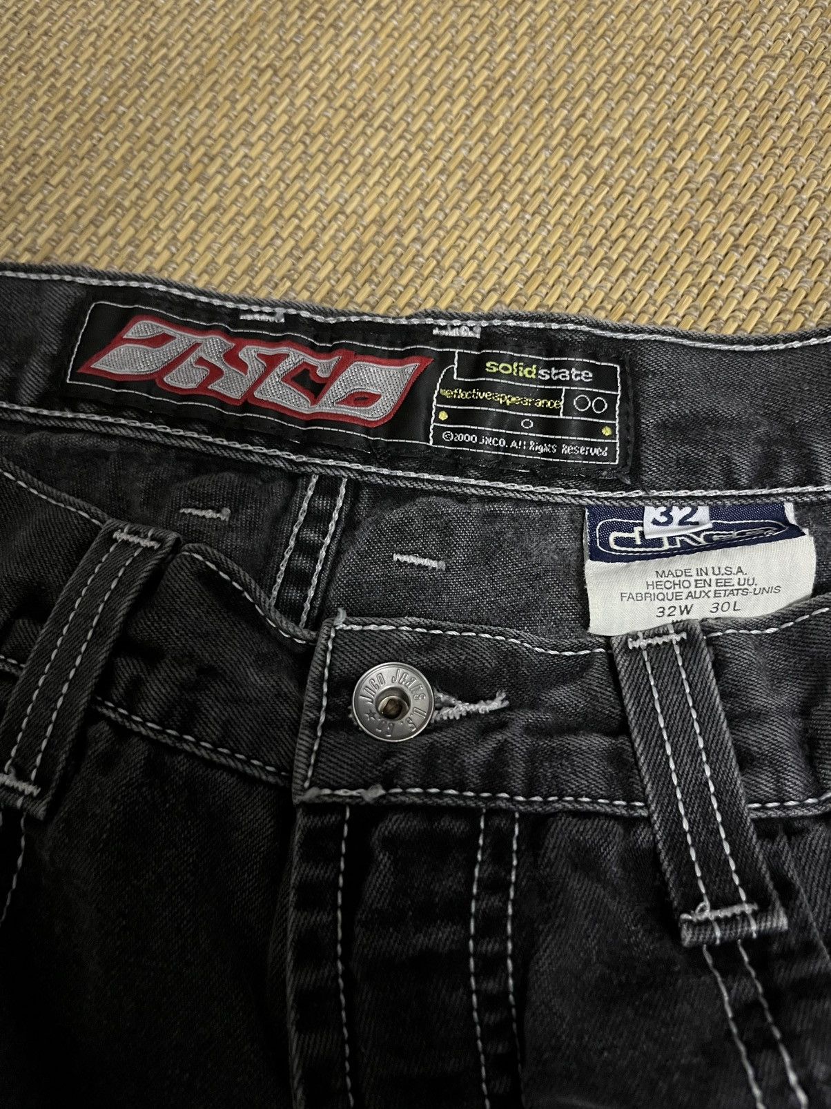 JNCO Jnco Solid State Reflective Wide Leg Vintage Size US 32 / EU 48 - 3 Thumbnail