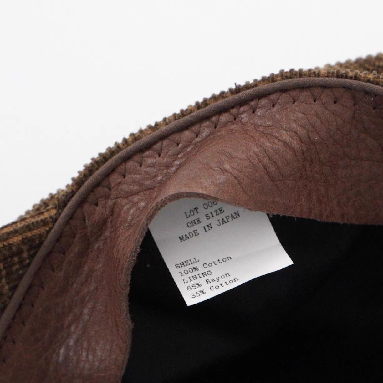 Taiga Takahashi Taiga Takahashi Lot. 006 T.T Newsboy Cap Brown Size ONE SIZE - 6 Thumbnail