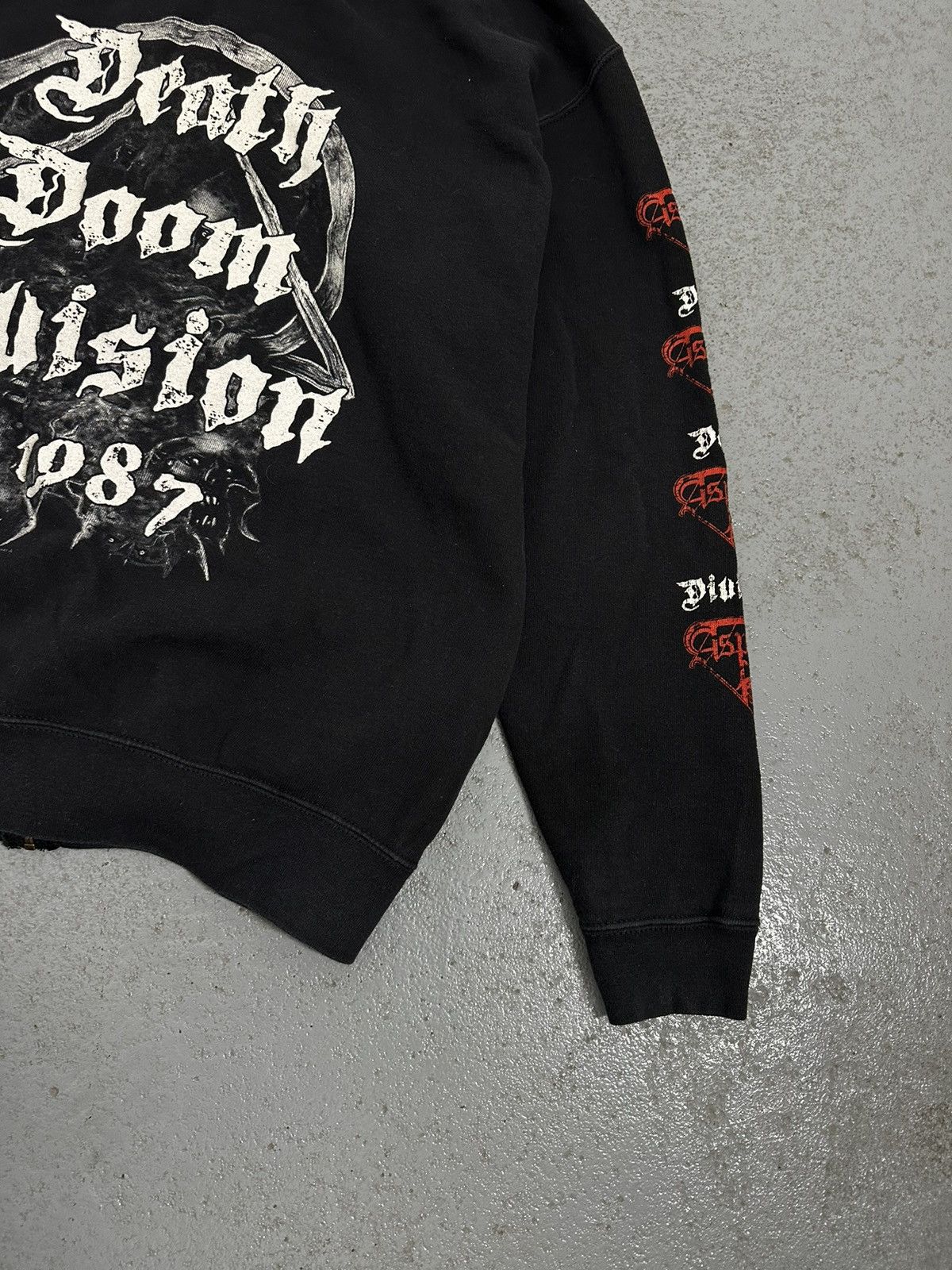 Band Tees Asphyx Death Doom Divison Rock Zip Hoodie Size US XL / EU 56 / 4 - 14 Thumbnail