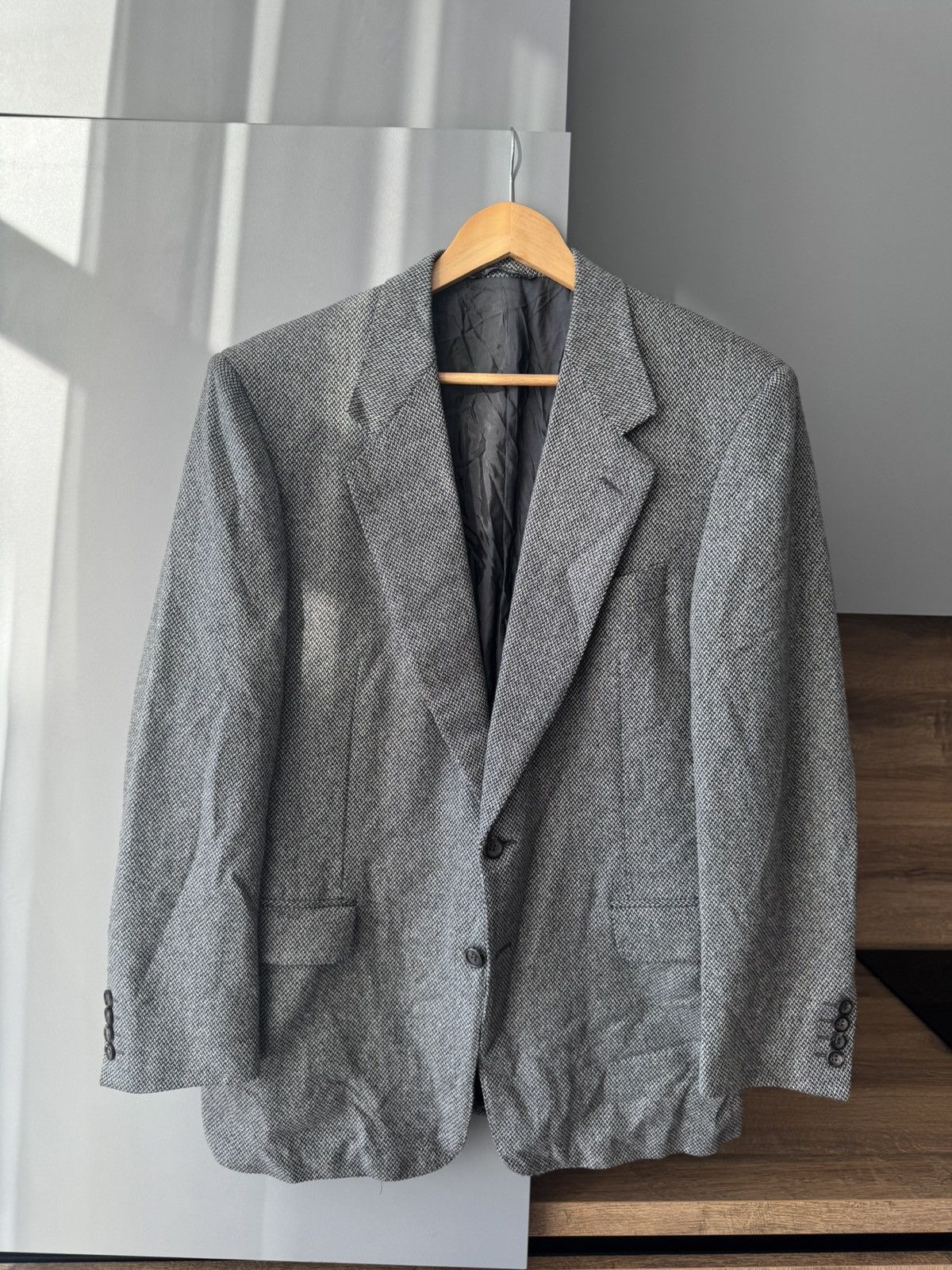 Canali Canali Two Buttons Cashmere/Wool Grey Blazer Jacket Size 50R - 1 Thumbnail