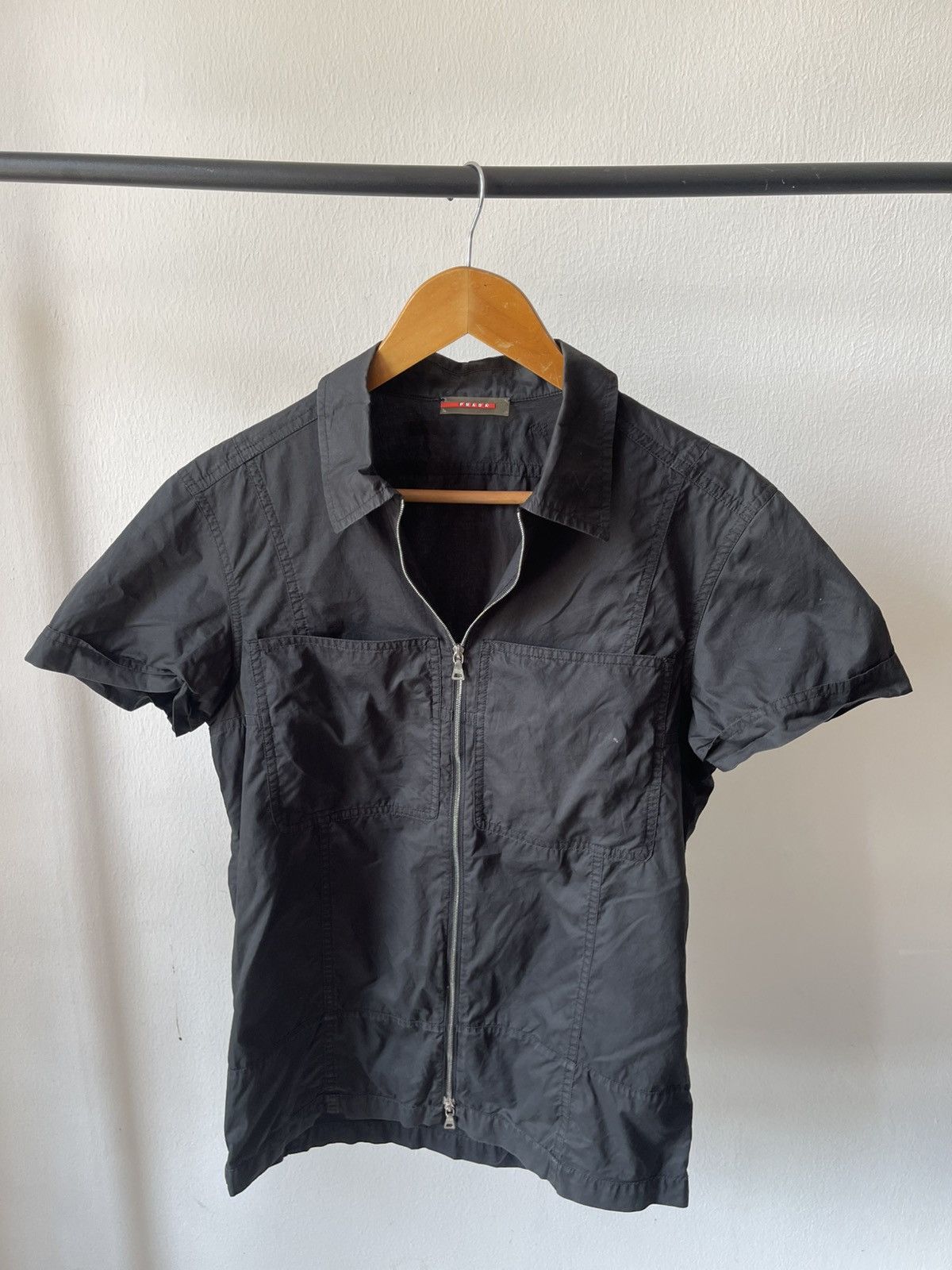 Prada Prada Zipper Short Sleeve 10 Size S / US 4 / IT 40 - 1 Thumbnail
