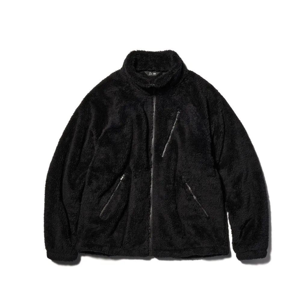 Needles × Uniqlo Uniqlo X Needles Fleece Full-Zip Jacket black Size US XL / EU 56 / 4 - 2 Thumbnail