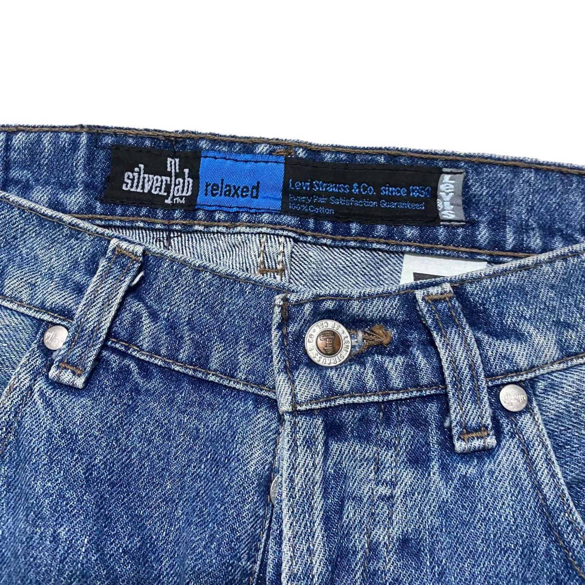 Levi's Vintage Y2K Levis Silvertab Relaxed Fit Jeans Size US 30 / EU 46 - 7 Thumbnail