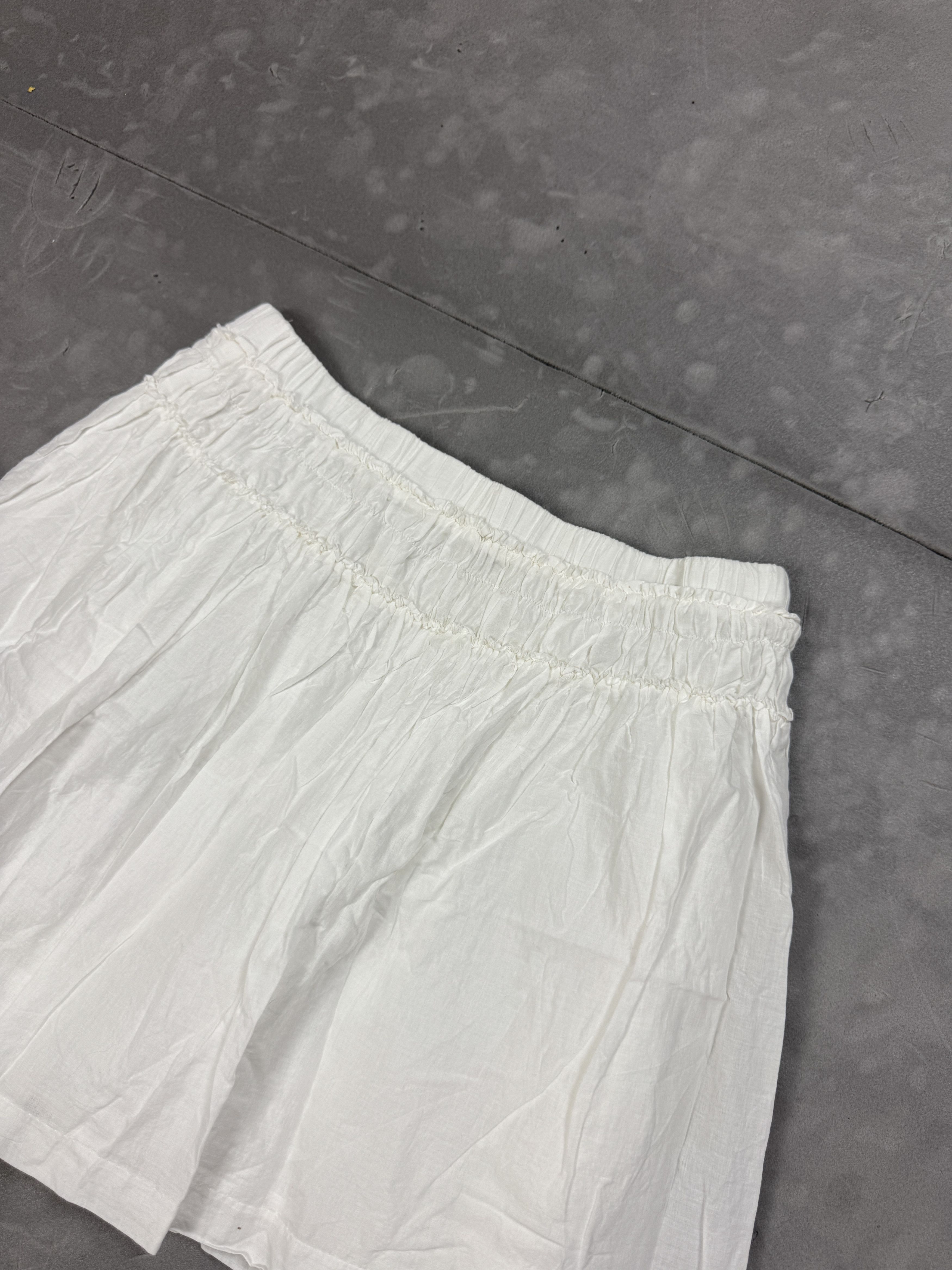 Vintage Vintage Coquette White Breezy Mini Skirt S/M 90s y2k Size 26" / US 2 / IT 38 - 10 Thumbnail