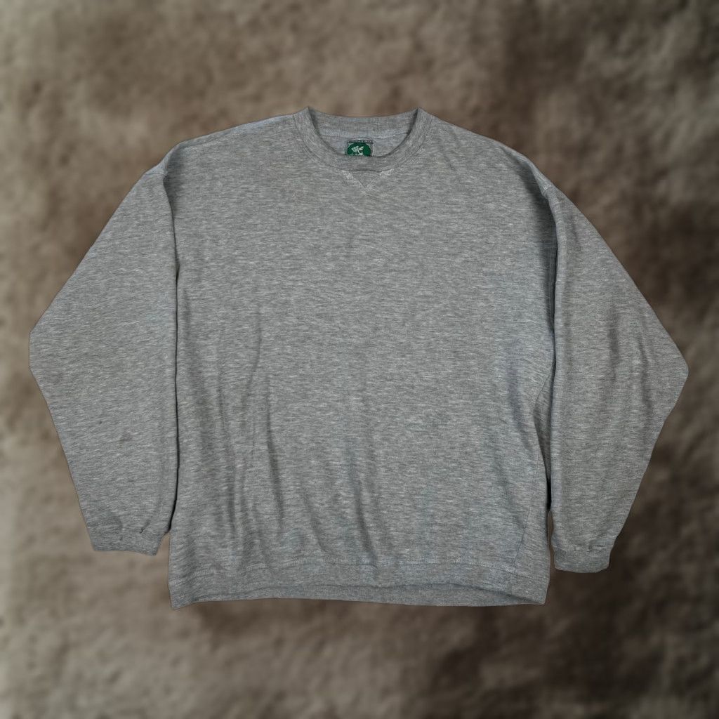 Vintage VINTAGE McIntosh & Seymour Rugby Sweatshirt Shirt Crewneck Men XL Gray Sweatshirt Size US XL / EU 56 / 4 - 1 Thumbnail