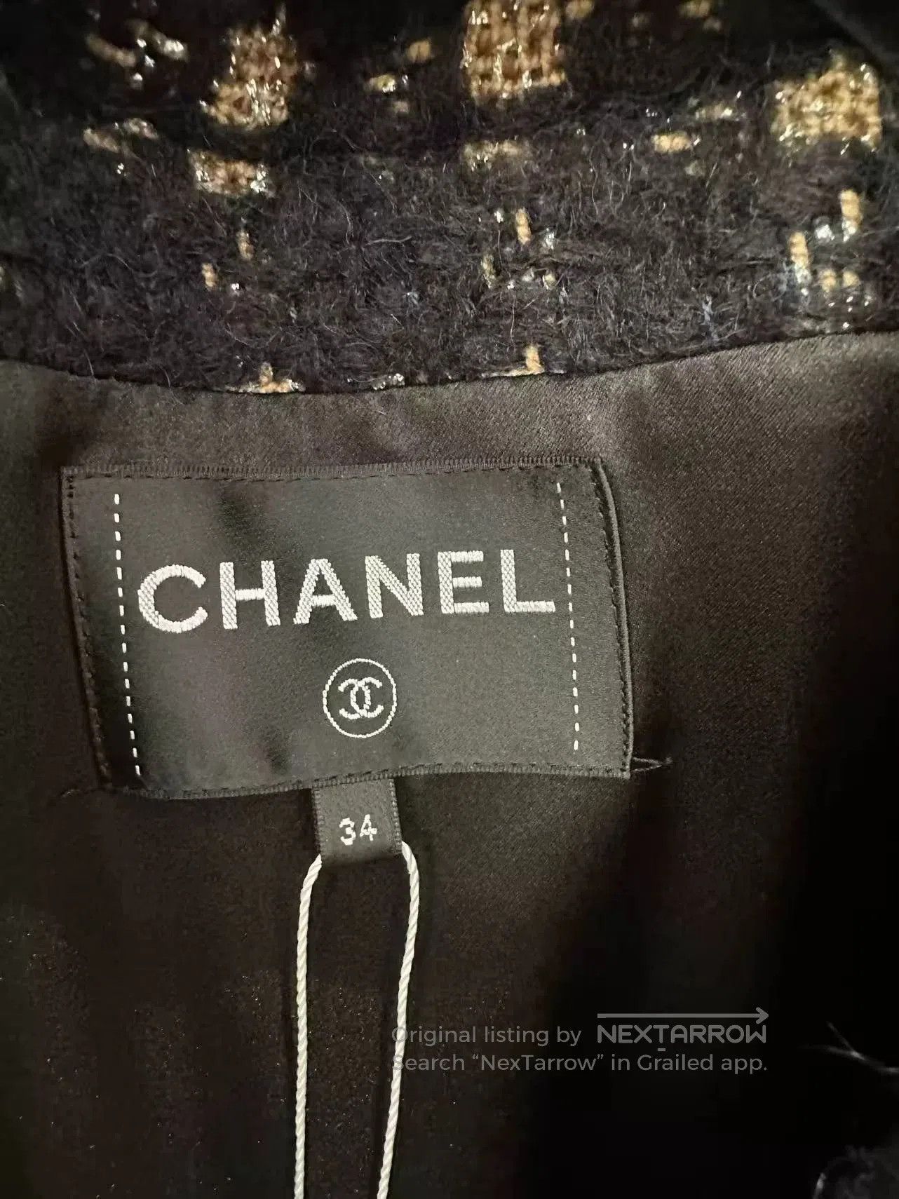 Chanel Chanel Wool Coat from Snowy Collection. Size XS / US 0-2 / IT 36-38 - 3 Thumbnail