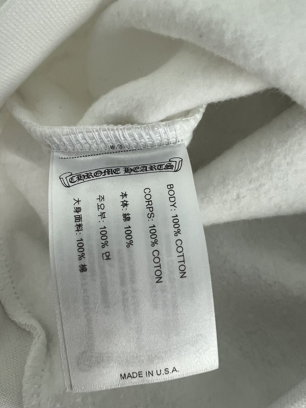Chrome Hearts Chrome Hearts Love You Crewneck Size US L / EU 52-54 / 3 - 6 Thumbnail