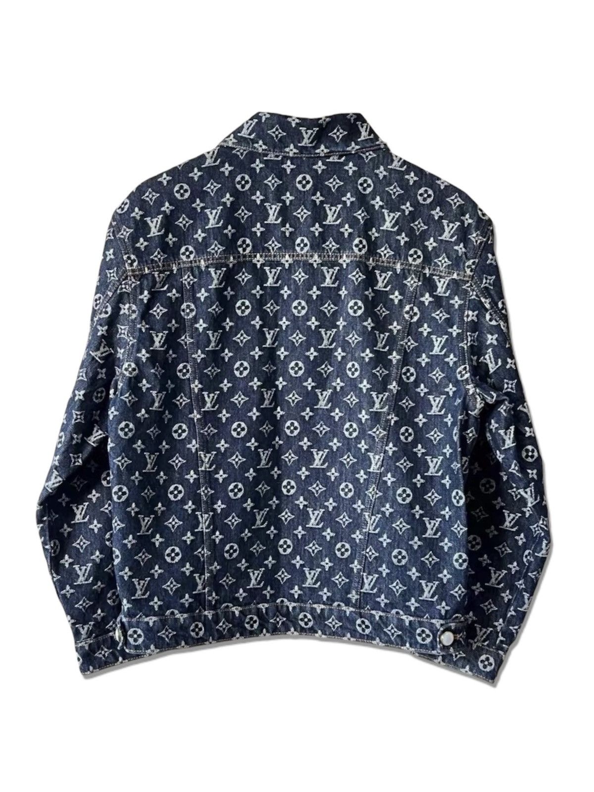 Louis Vuitton Louis Vuitton X Pharrell Williams 50 Monogram Denim Jacket Size US M / EU 48-50 / 2 - 2 Thumbnail