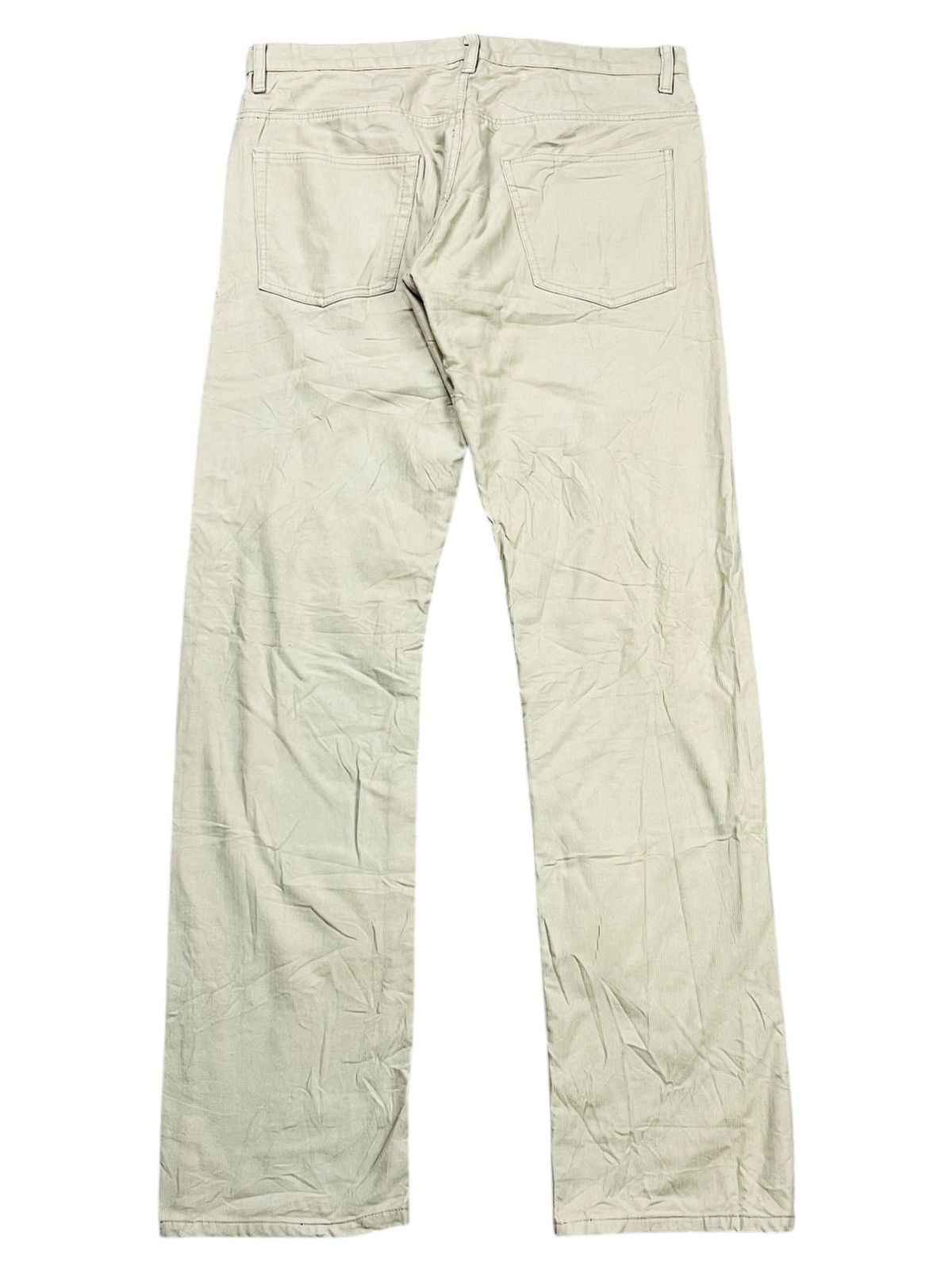 Yohji Yamamoto Y’S For Men - Broken White Corduroy Pants Size US 30 / EU 46 - 2 Thumbnail