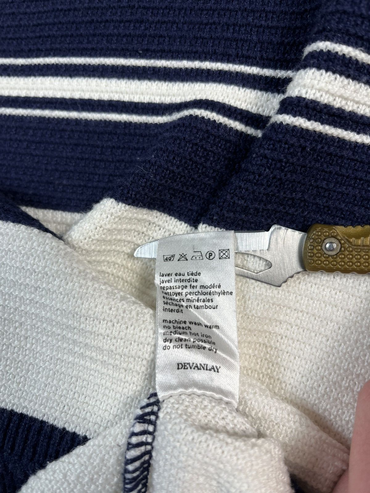 Lacoste Lacoste Vintage Striped Knit Sweater Size US L / EU 52-54 / 3 - 8 Thumbnail