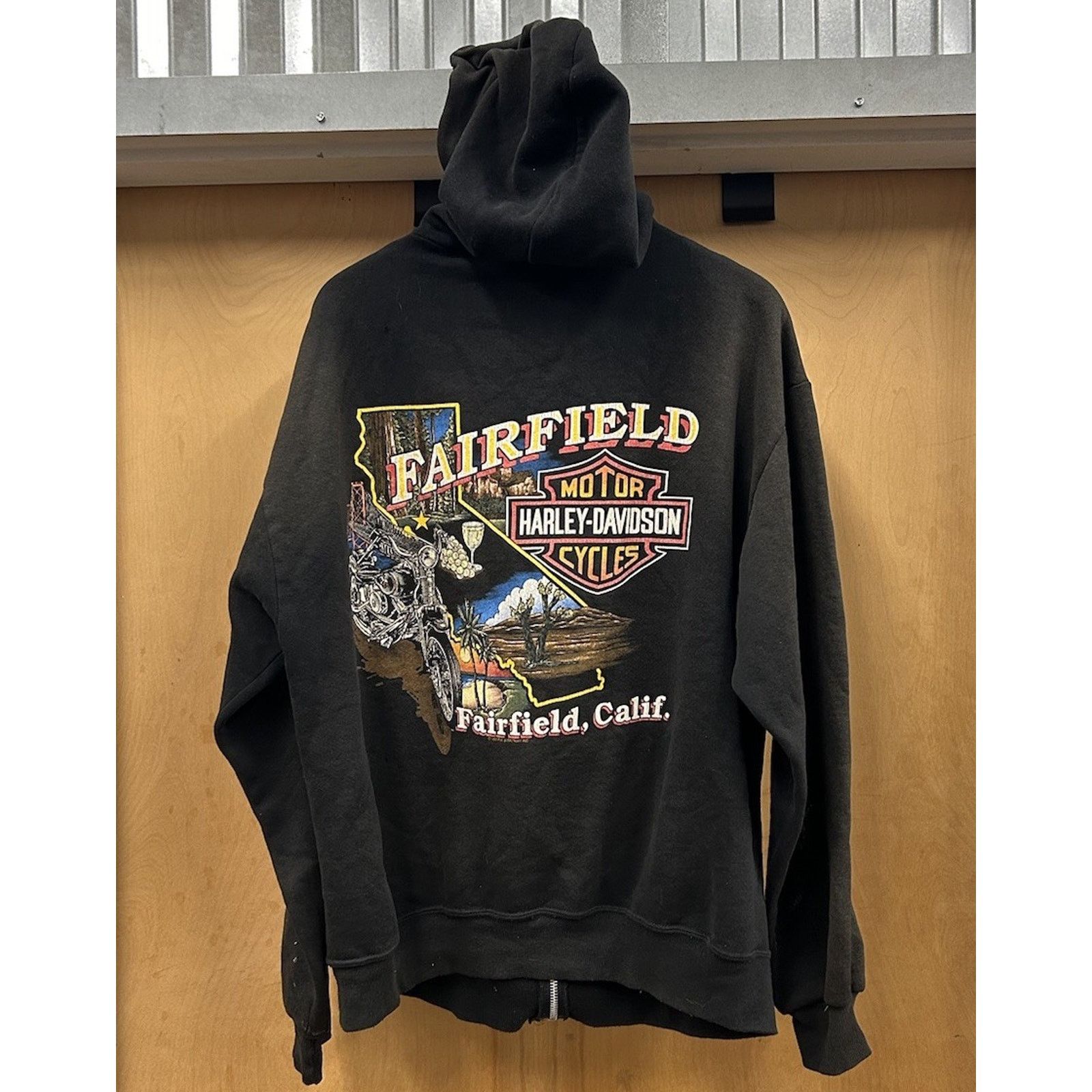 Harley Davidson VTG Harley Davidson Sweatshirt Hoodie Large Faded 1993 USA Size US L / EU 52-54 / 3 - 1 Thumbnail