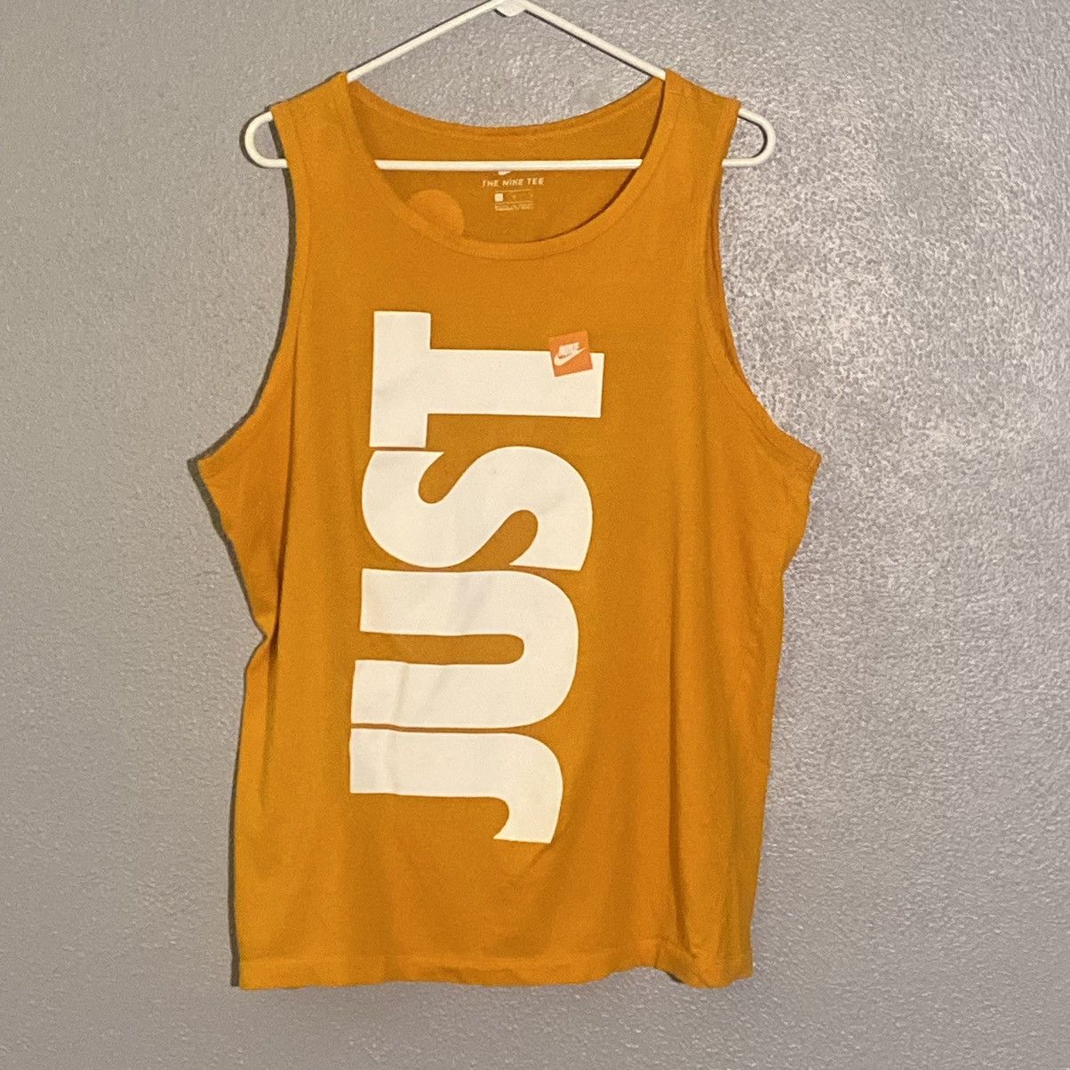 Nike Nike Orange Just Do It Orange Tank Top Men’s Size L Size US L / EU 52-54 / 3 - 1 Thumbnail