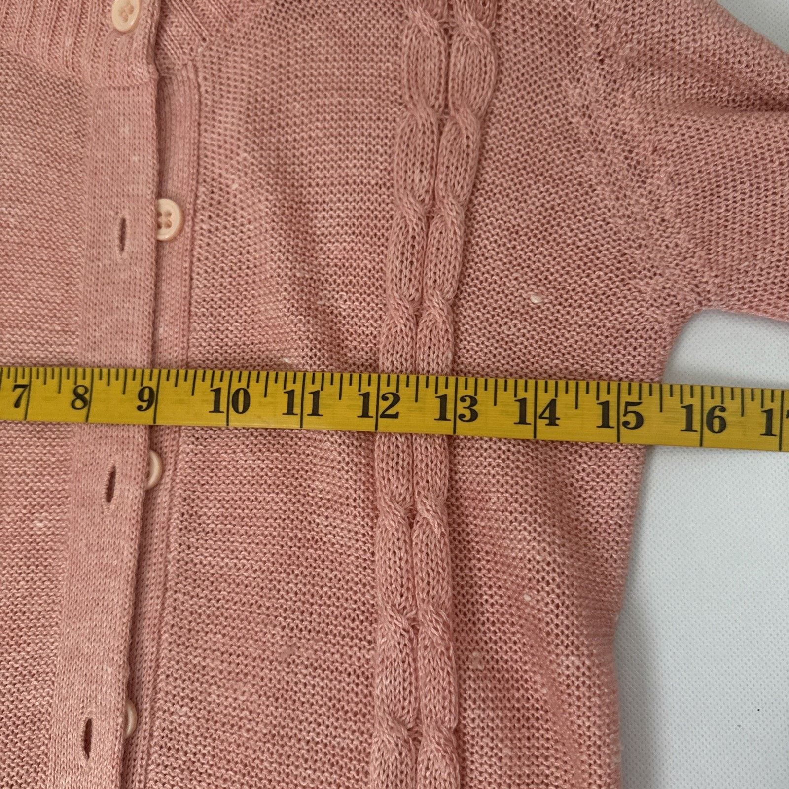 Other Vtg Marisa Christina Linen Blend Cardigan Coastal Grandma Size S / US 4 / IT 40 - 4 Thumbnail