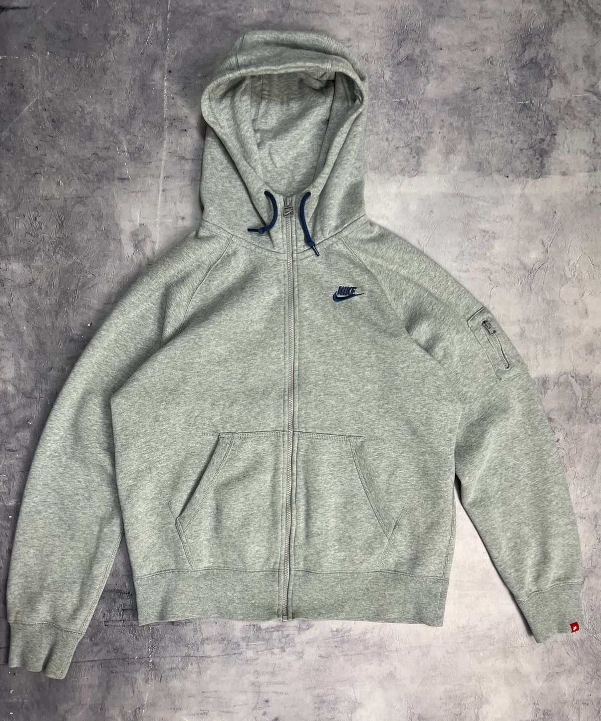 Nike × Vintage Vintage Nike Zip Up Hoodie Drill Size US M / EU 48-50 / 2 - 1 Thumbnail