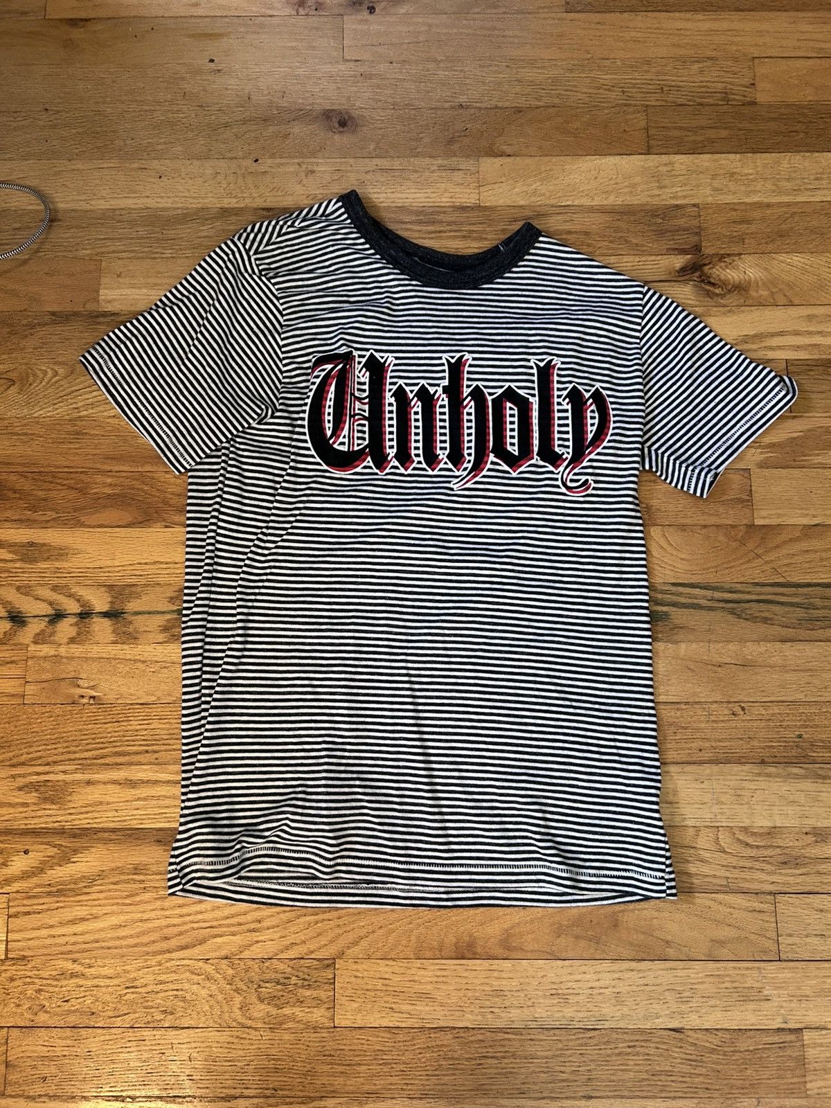 Other [OOP] Unholy black craft cult striped tee Size US M / EU 48-50 / 2 - 1 Thumbnail