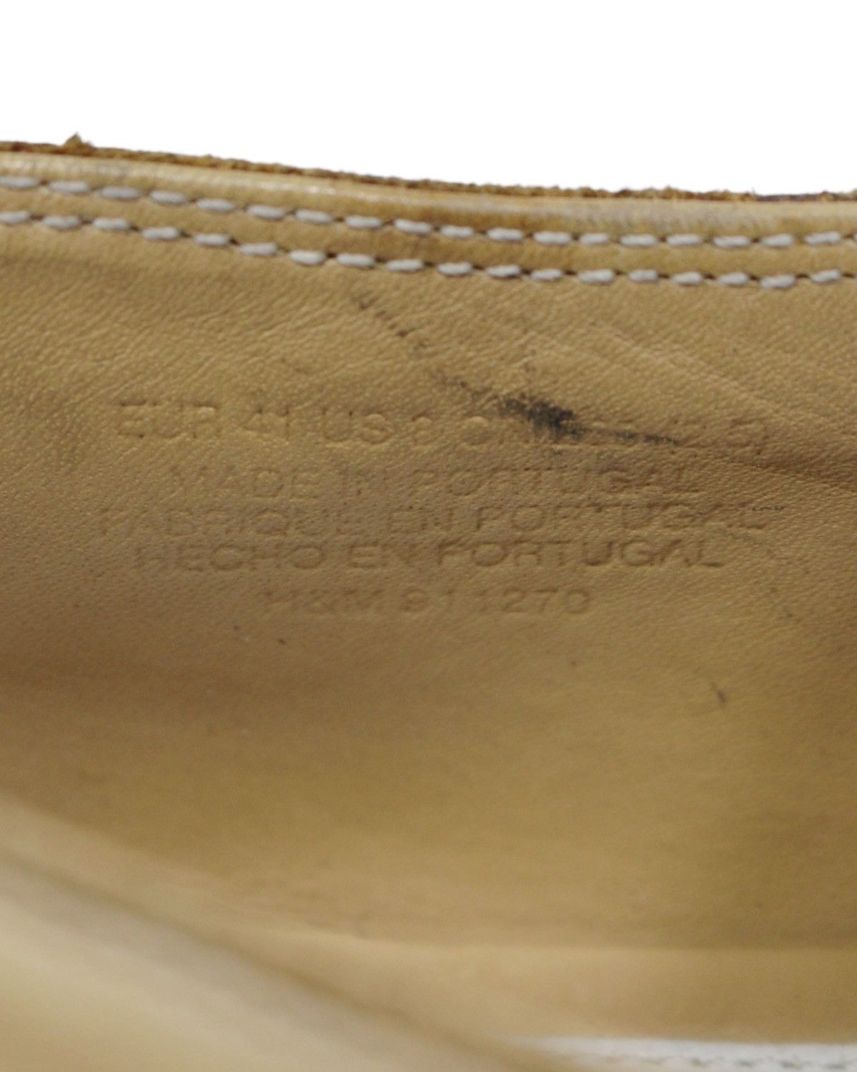 H&M × Maison Margiela RE-EDITION AW2005-2006 MAISON MARGIELA X H&M TAN LEATHER Size US 8 / EU 41 - 6 Thumbnail