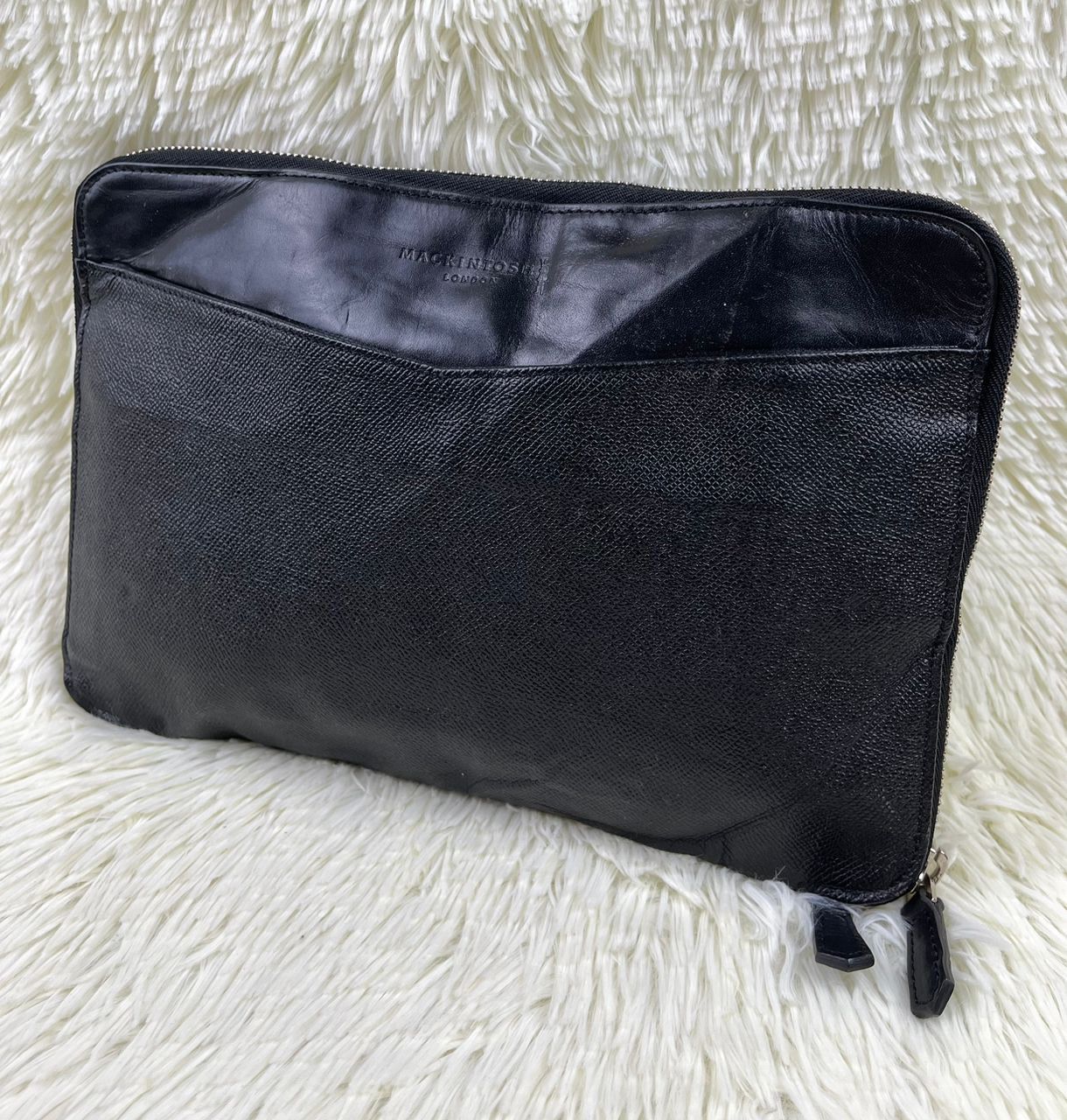 Mackintosh London Leather Clutch Pouch Bag