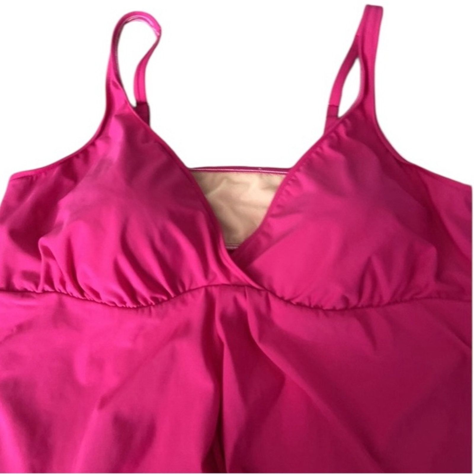 Croft & Barrow Croft and barrow Womens swimsuit Pink Tummy Slimming| Sz 20w Size 42" / US 20 - 2 Thumbnail