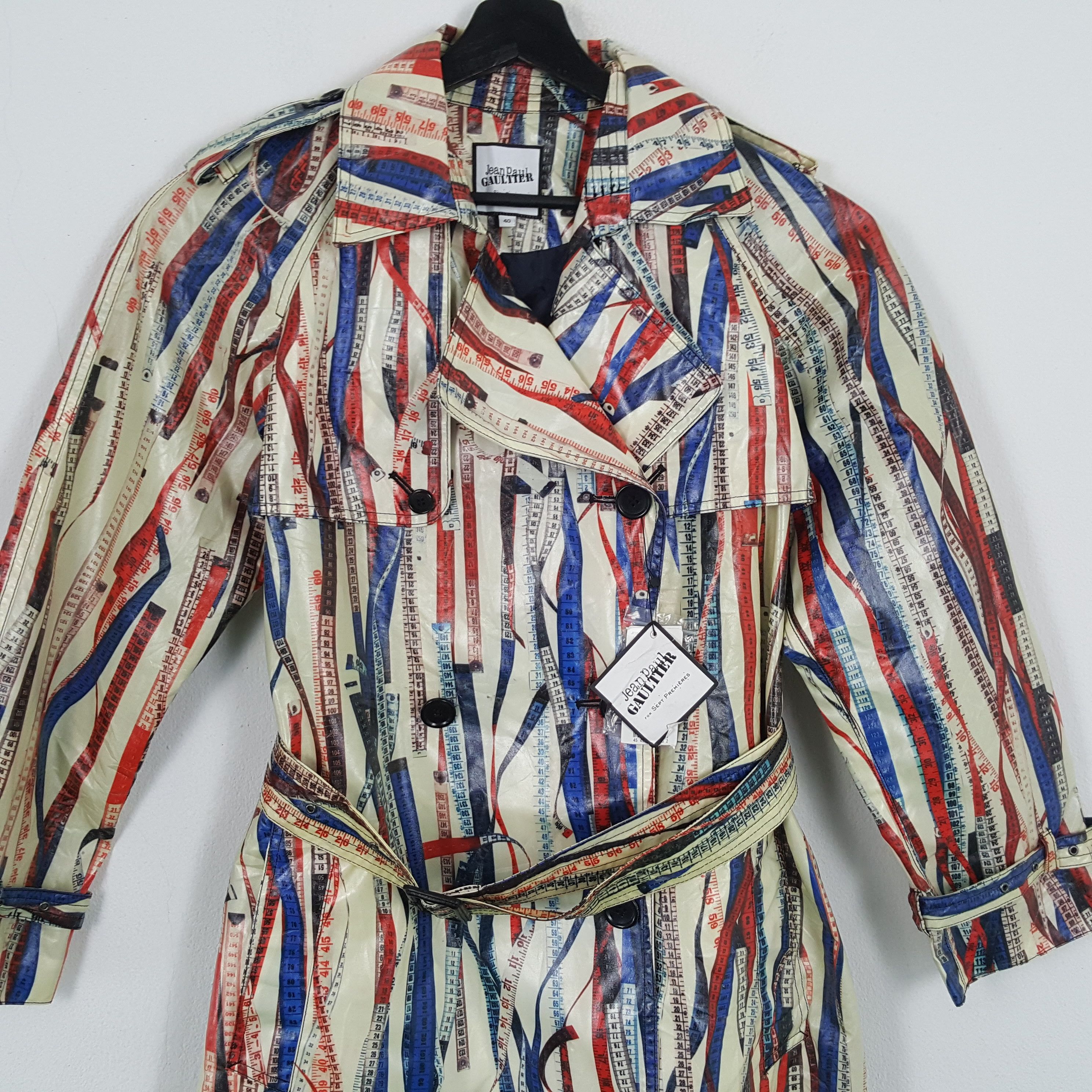 Jean Paul Gaultier × Vintage JEAN PAUL GAULTIER Fashion Style Rare Design Trench Jacket Size S / US 4 / IT 40 - 2 Thumbnail