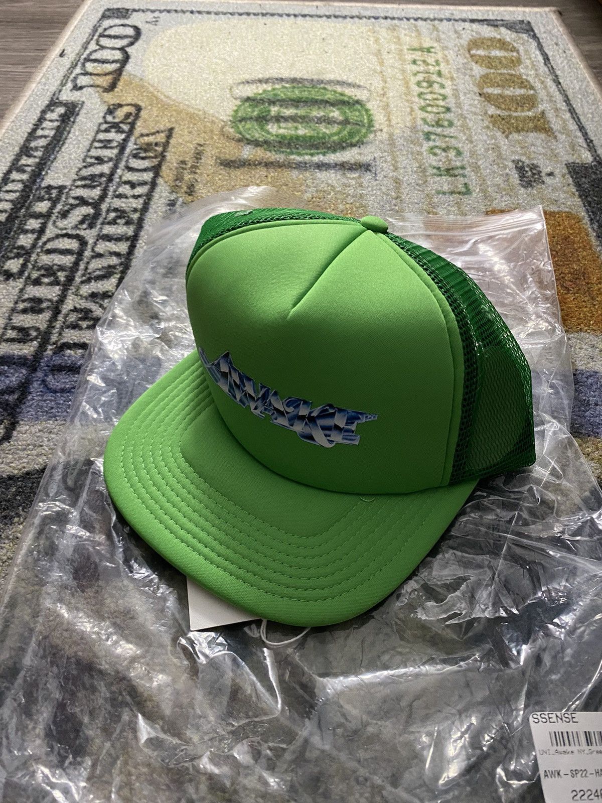 Awake NY AWAKE NY Chrome Logo Trucker Hat Size ONE SIZE - 4 Thumbnail