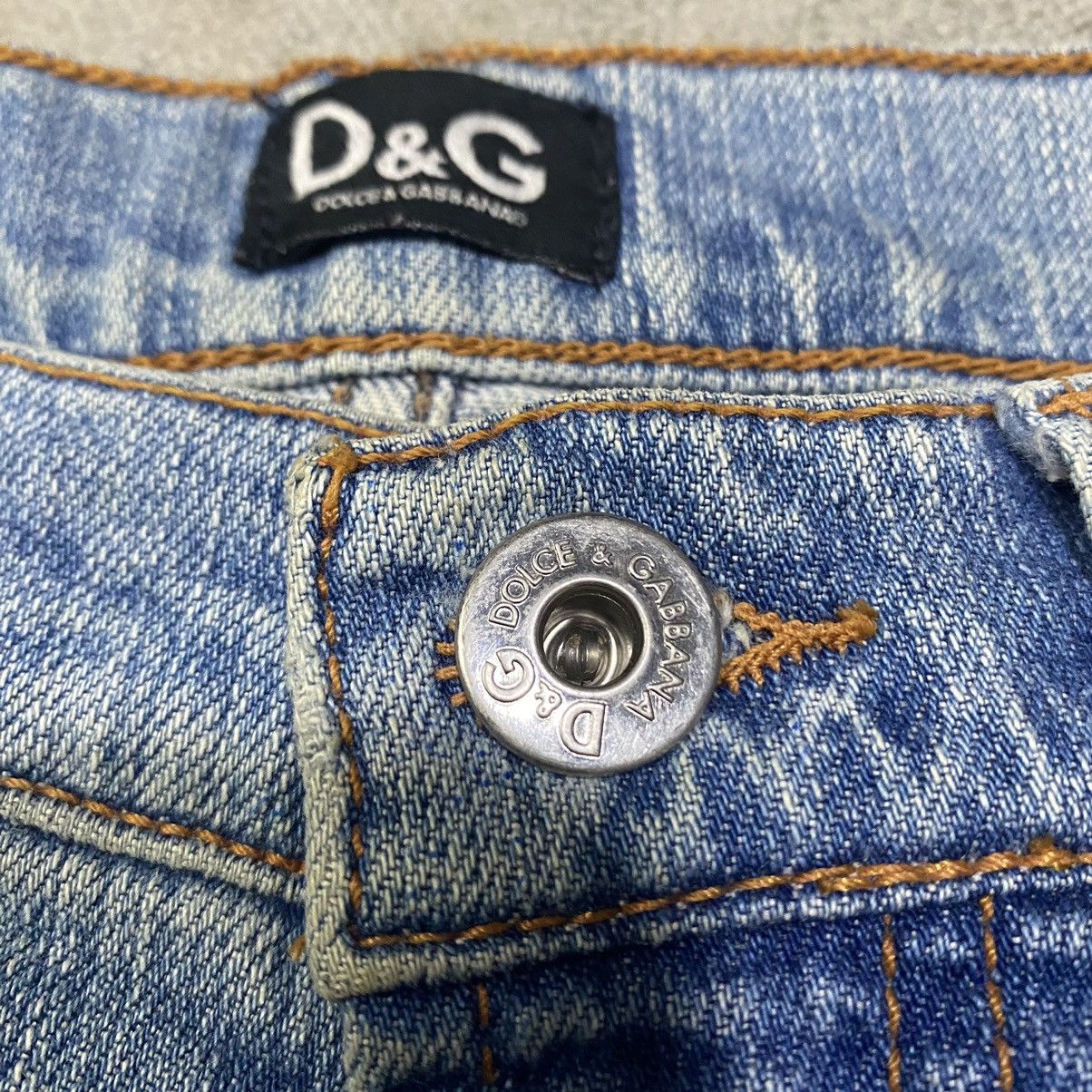 Dolce & Gabbana × Jean Dolce & Gabbana Distressed Bootcut Jeans Size 26" / US 2 / IT 38 - 10 Thumbnail