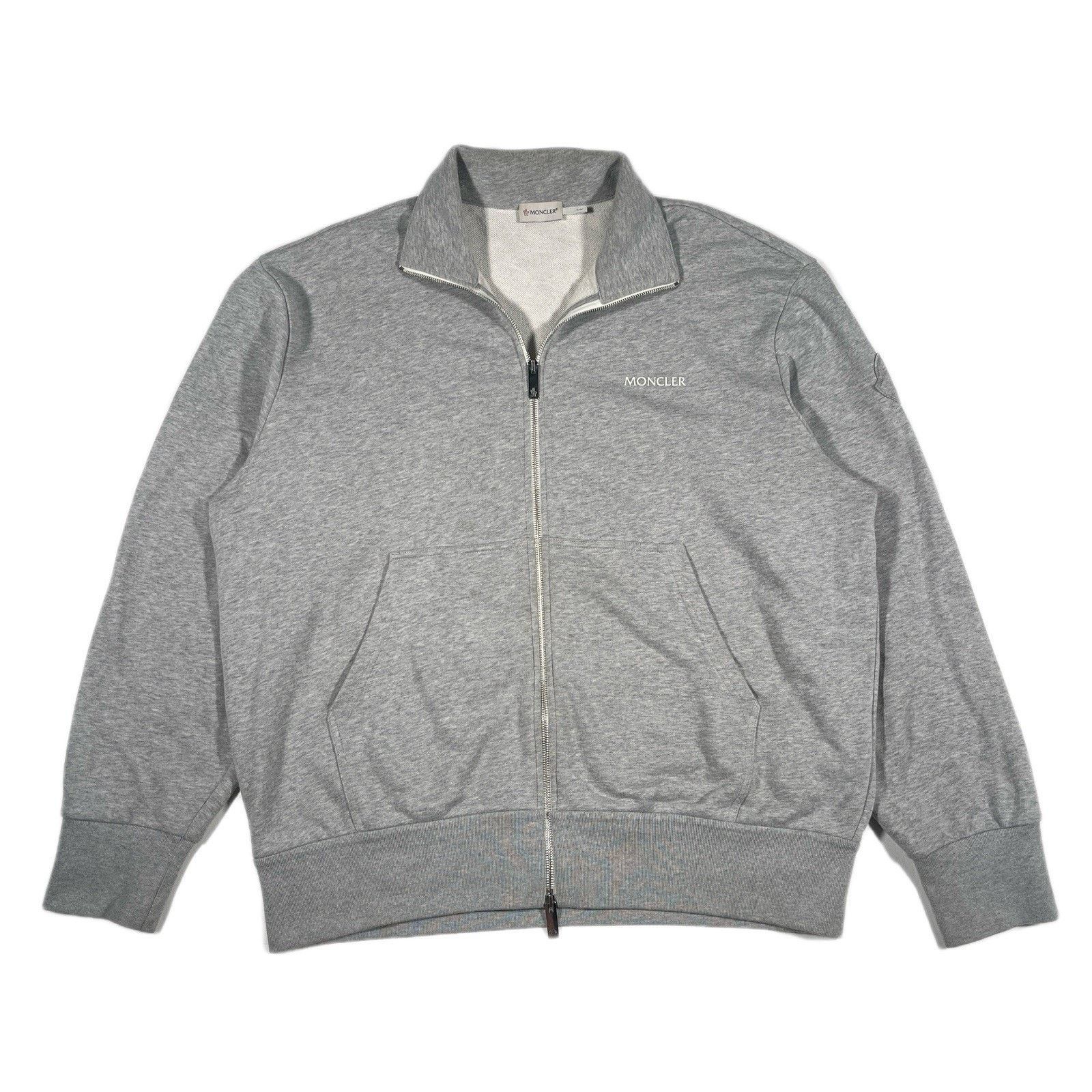 Moncler Moncler Maglia Aperta Full Zip Up Sweater Jacket Gray Size US XXL / EU 58 / 5 - 1 Thumbnail