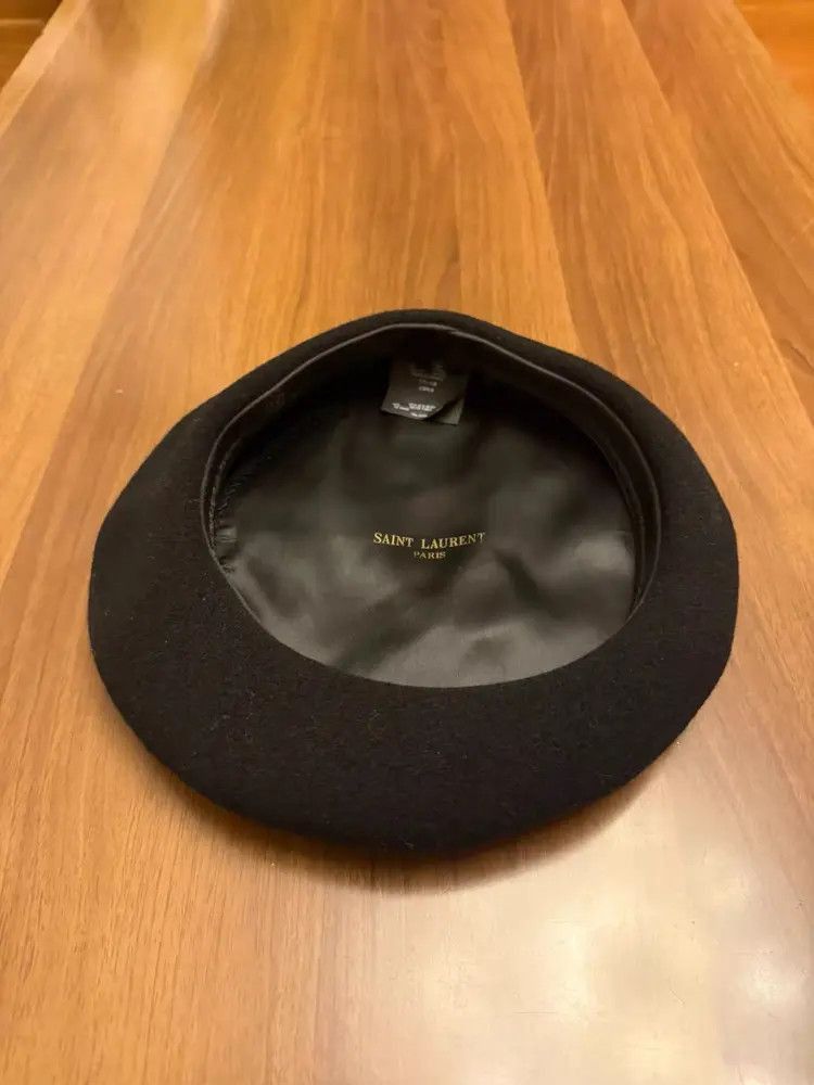 Saint Laurent Paris Saint Laurent Paris by Hedi 15AW Rabbit Hear Hat-2507 Size ONE SIZE - 6 Thumbnail
