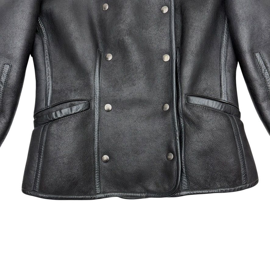 Kenzo Kenzo Black Shearling Leather Jacket Size M / US 6-8 / IT 42-44 - 7 Thumbnail