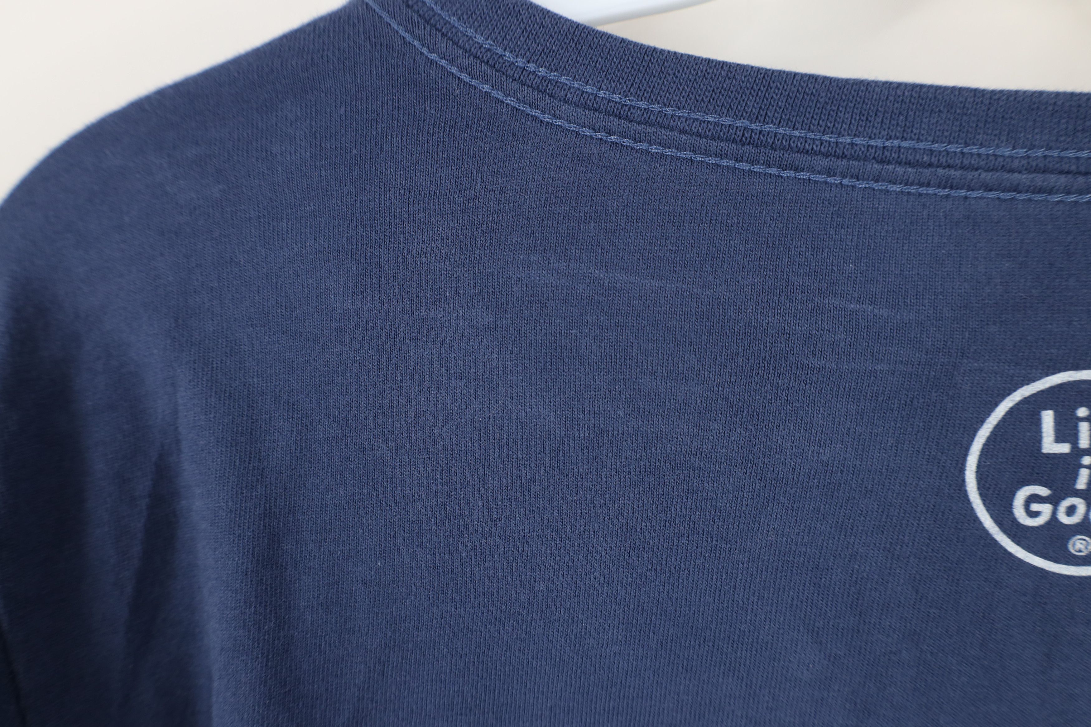 Life is Good Life Is Good Awesome Moon Dog Cat Long Sleeve T-Shirt Blue Size M / US 6-8 / IT 42-44 - 11 Thumbnail