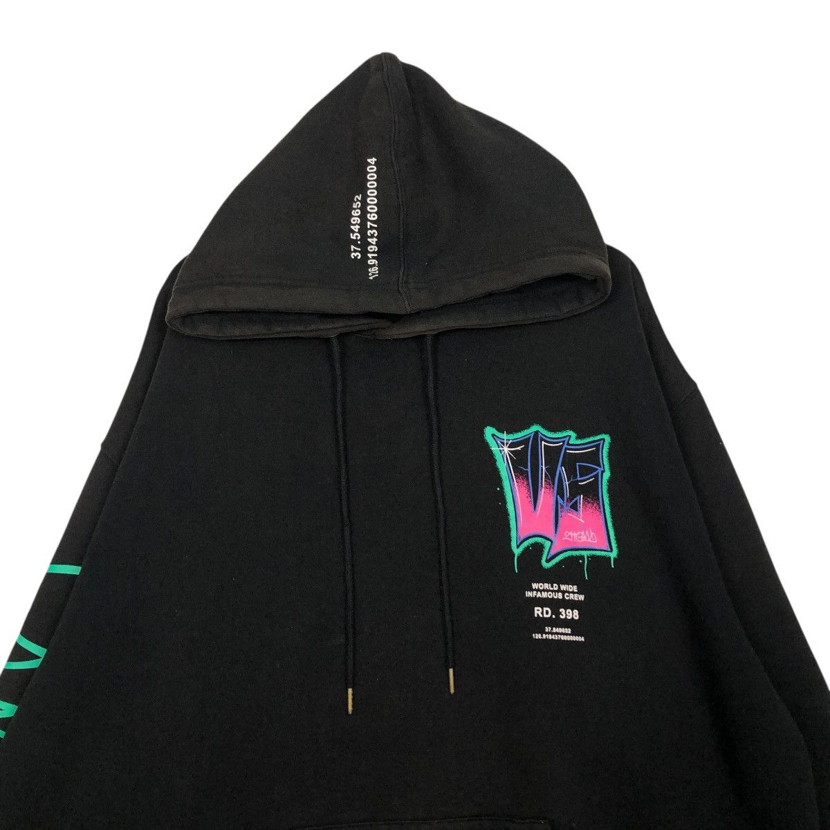 Hysteric Glamour 🔥HOODIE PULL OVER STIGMA VATOS SOCIETY PUNK DESIGN BIG LOGO Size US XL / EU 56 / 4 - 5 Thumbnail