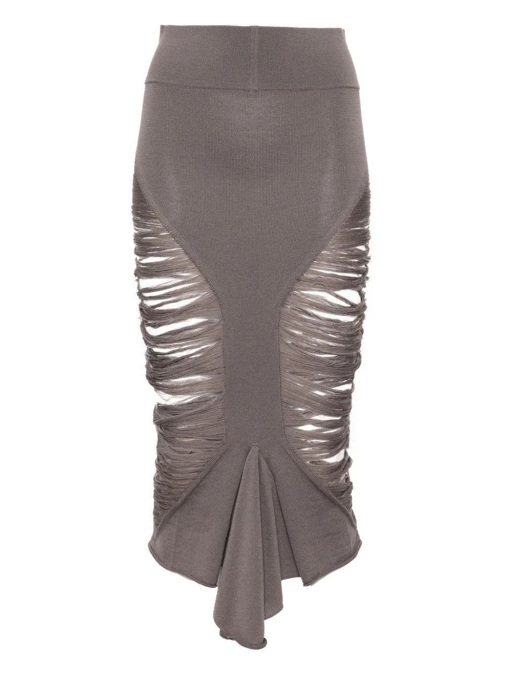 Rick Owens o1mle0426 Tanja Skirt in Gray Size 28" / US 6 / IT 42 - 1 Thumbnail