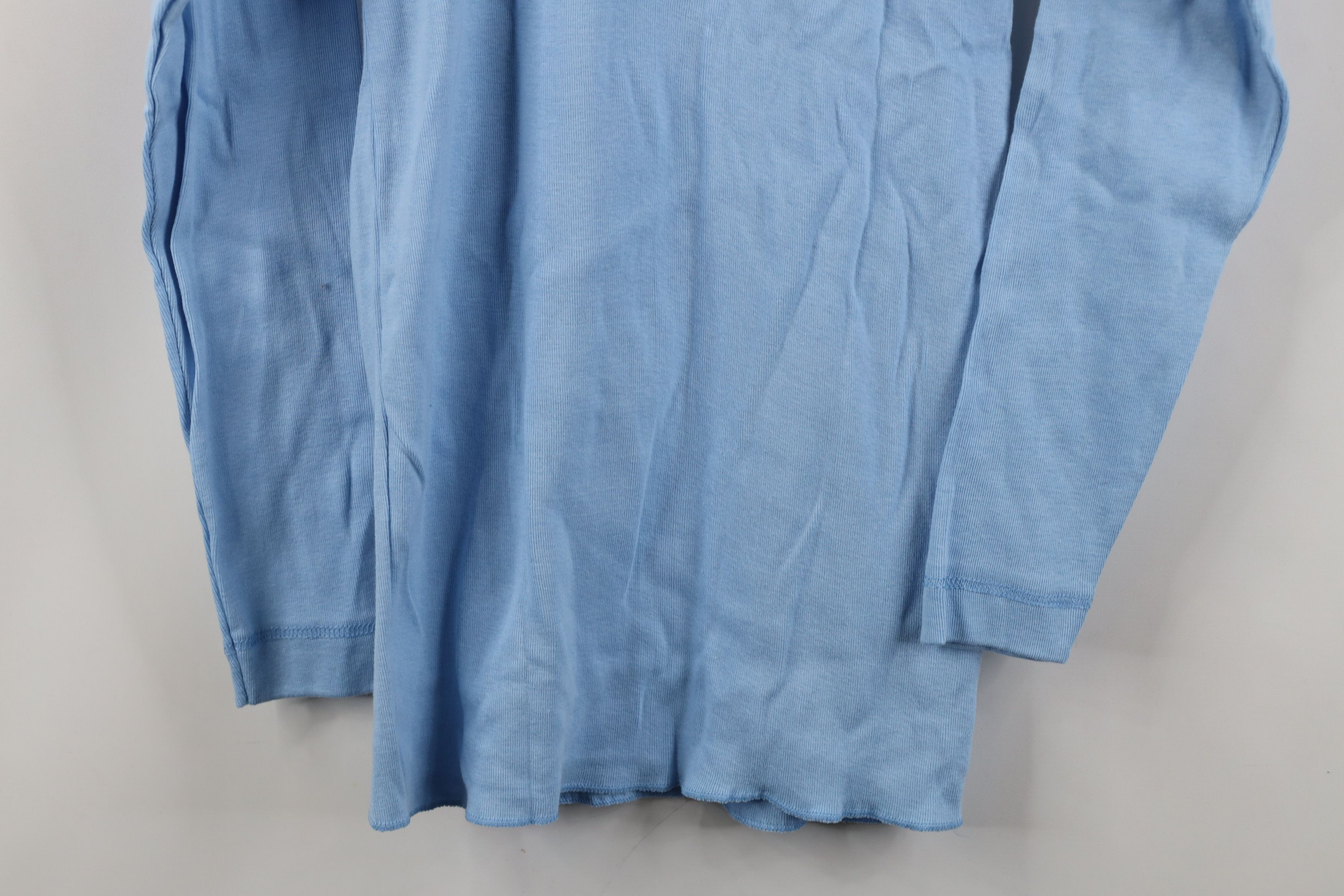 Vintage Vintage 80s 90s Streetwear Ribbed Knit Henley T-Shirt USA Size US M / EU 48-50 / 2 - 12 Thumbnail