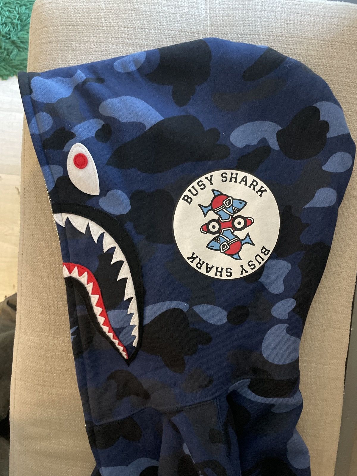 Bape Color Camo Shark Full Zip Hoodie Size US S / EU 44-46 / 1 - 4 Thumbnail