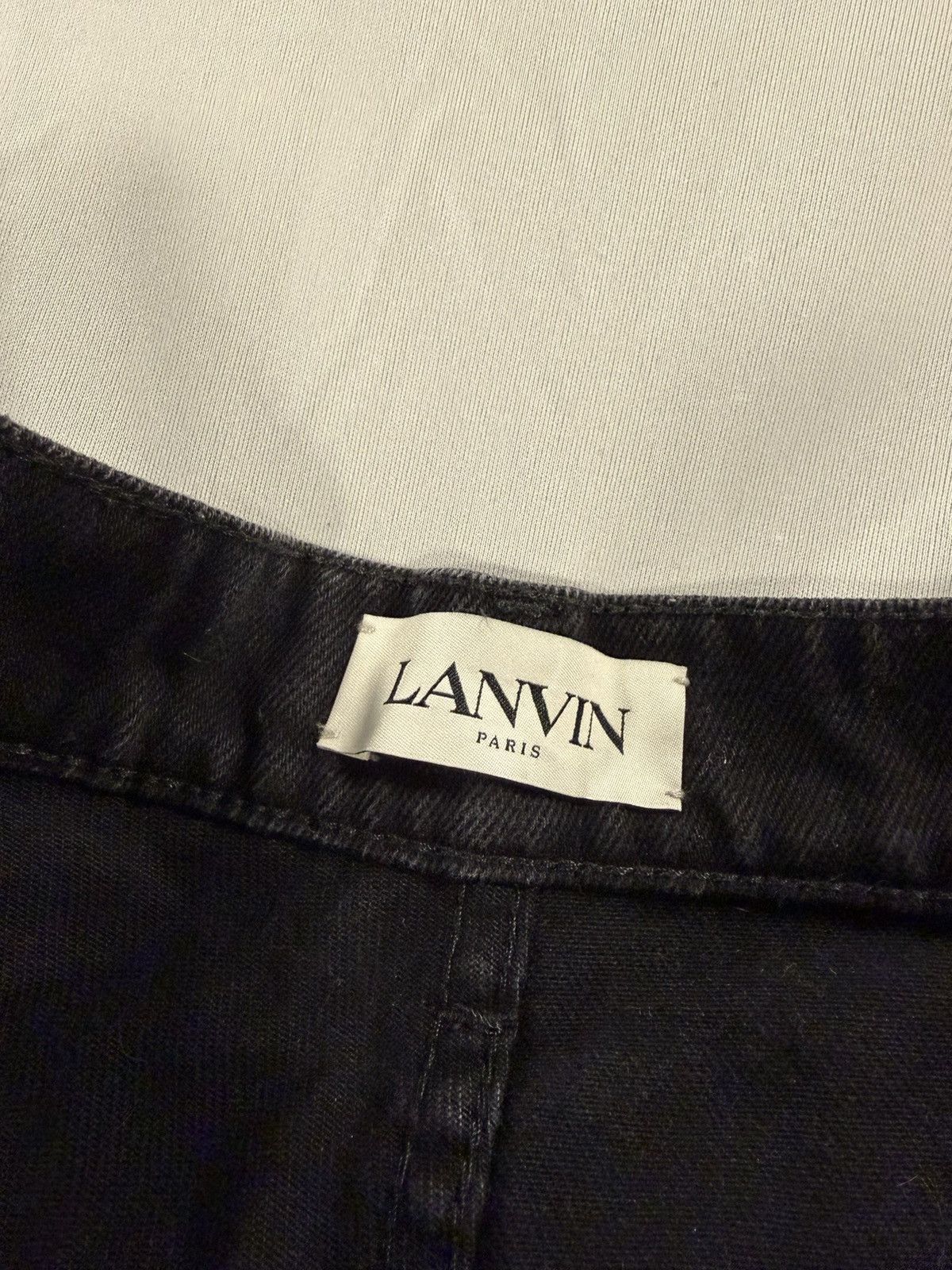 Lanvin Lanvin 2023 Curb Denim Jeans All Black Size 32 Trousers Size US 32 / EU 48 - 4 Thumbnail