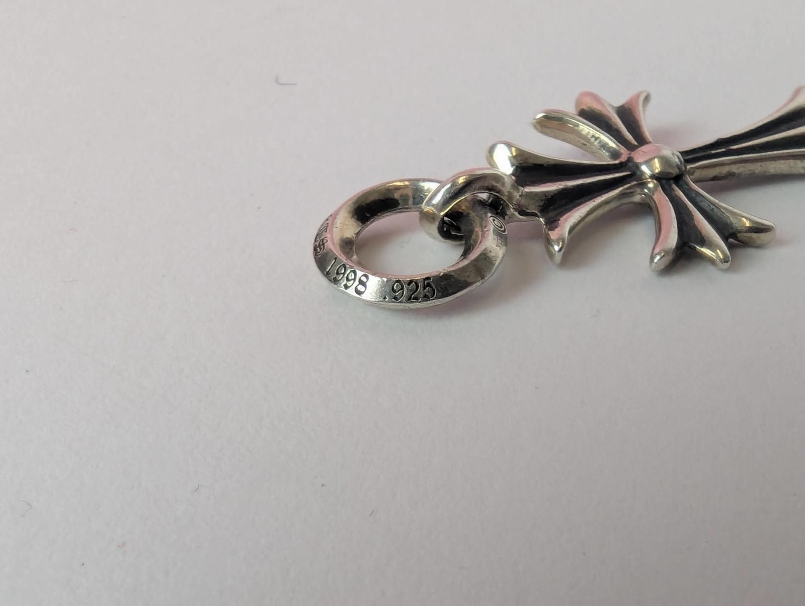 Chrome Hearts Chrome Hearts Tiny Cross Pendant in Silver Size ONE SIZE - 3 Thumbnail