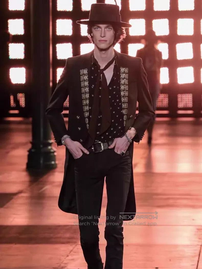 Saint Laurent Paris Saint Laurent Paris Size 38 Silk shirt with horse's hoof c Size US S / EU 44-46 / 1 - 7 Thumbnail